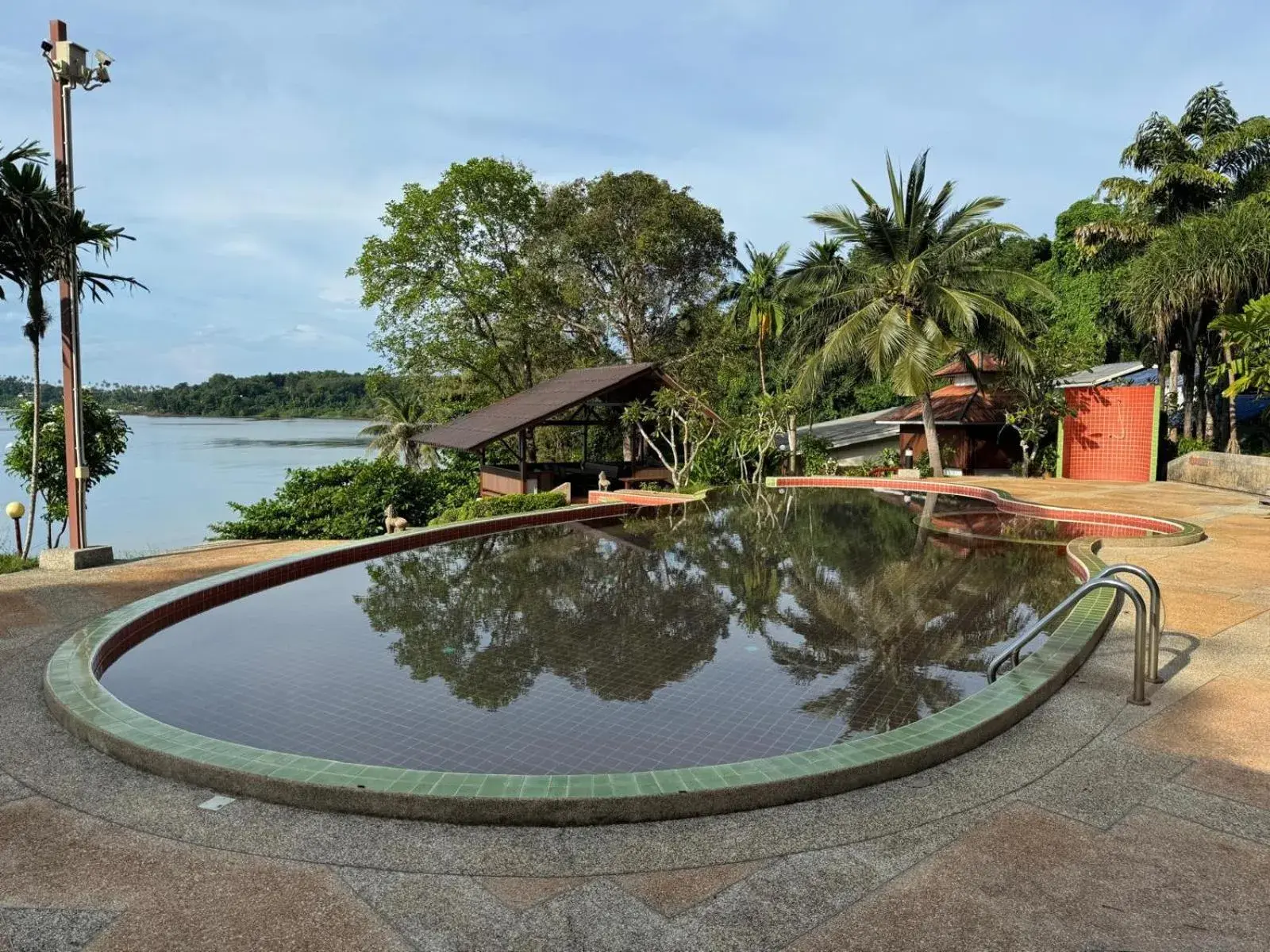 Swimming pool in Koh Mak Buri Hut Natural Resort Swimming pool in Koh Mak Buri Hut Natural Resort
