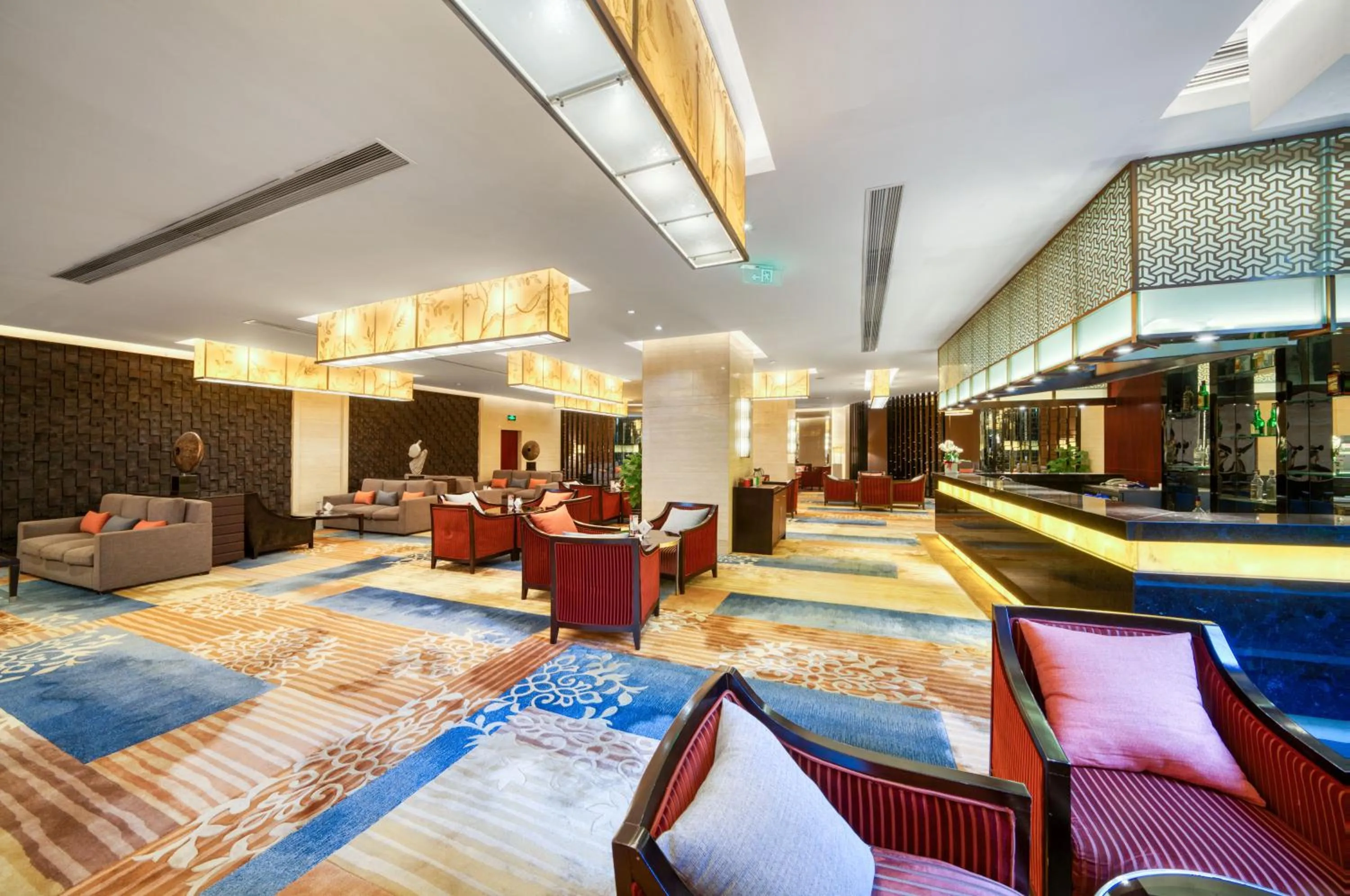 Seating area in Hangzhou HaiWaiHai Hotel