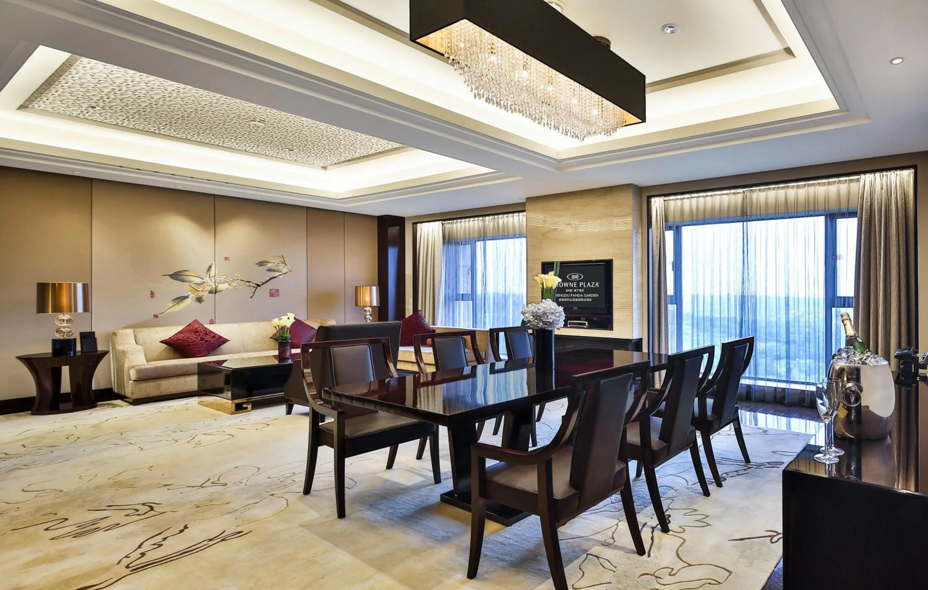 Photo of the whole room in Crowne Plaza Chengdu Panda Garden by IHG