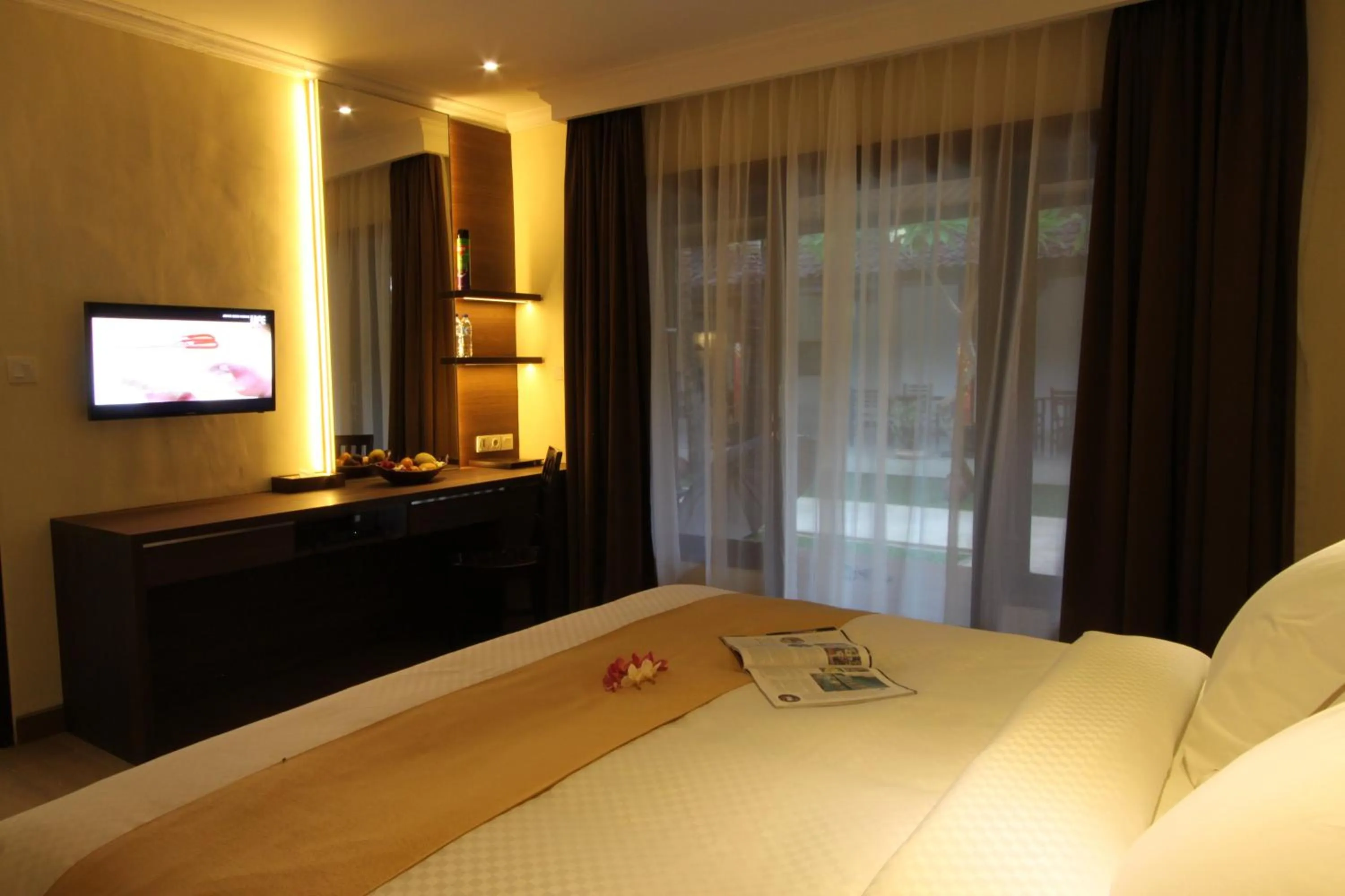 Bedroom, Bed in Hotel Melamun