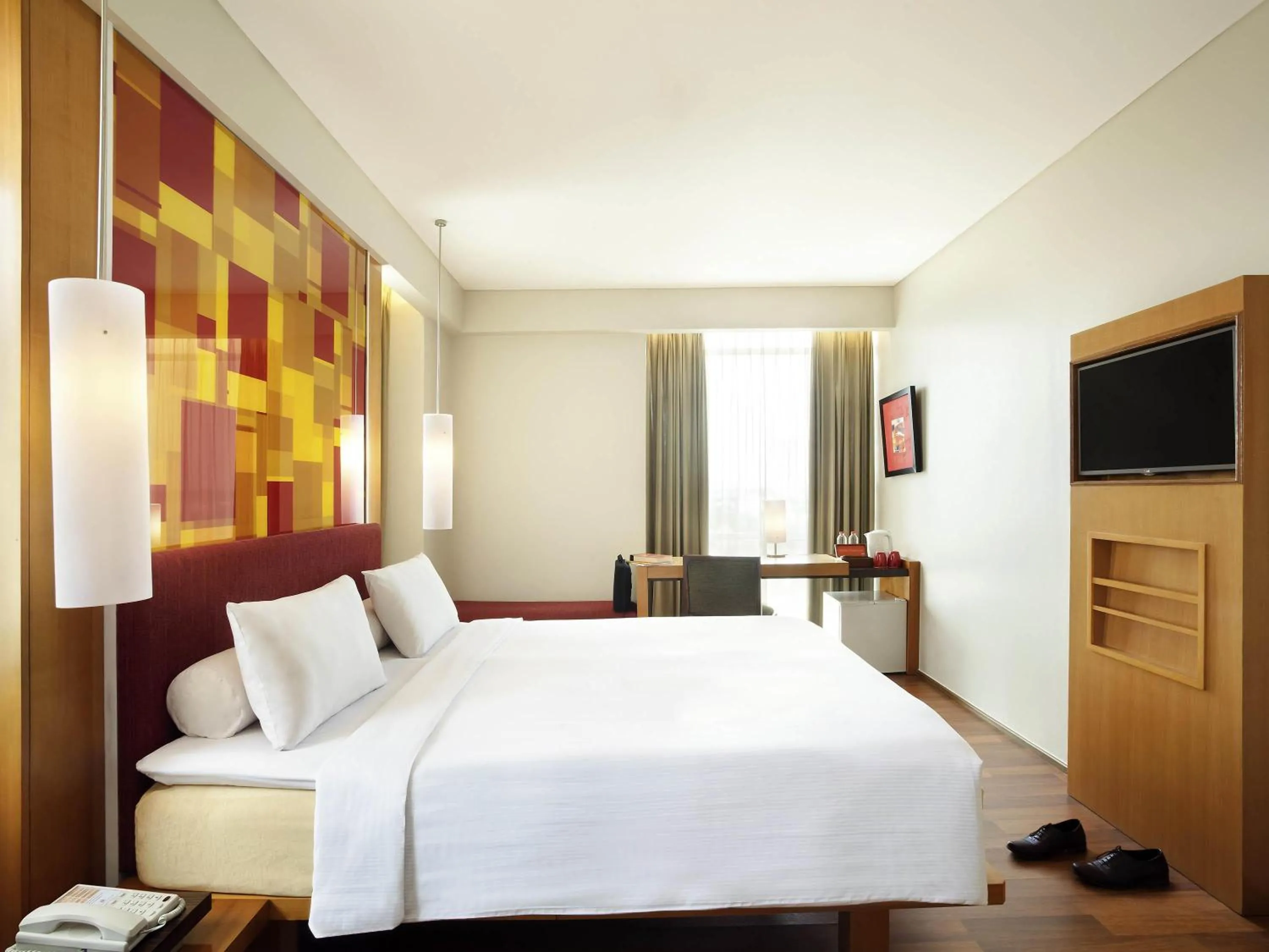 Bedroom, Bed in Ibis Styles Solo