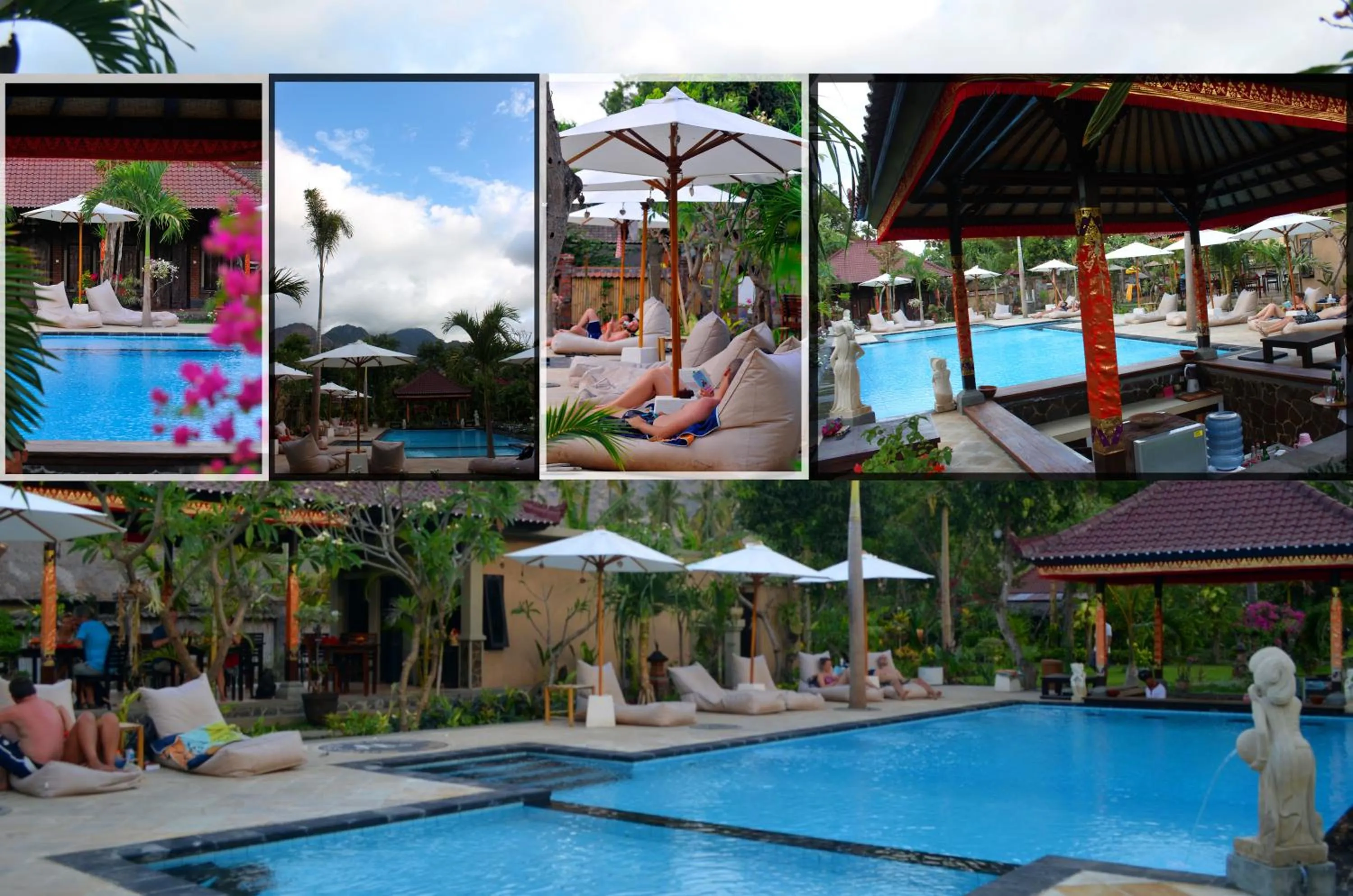 Swimming pool in Tirta Sari Bungalow