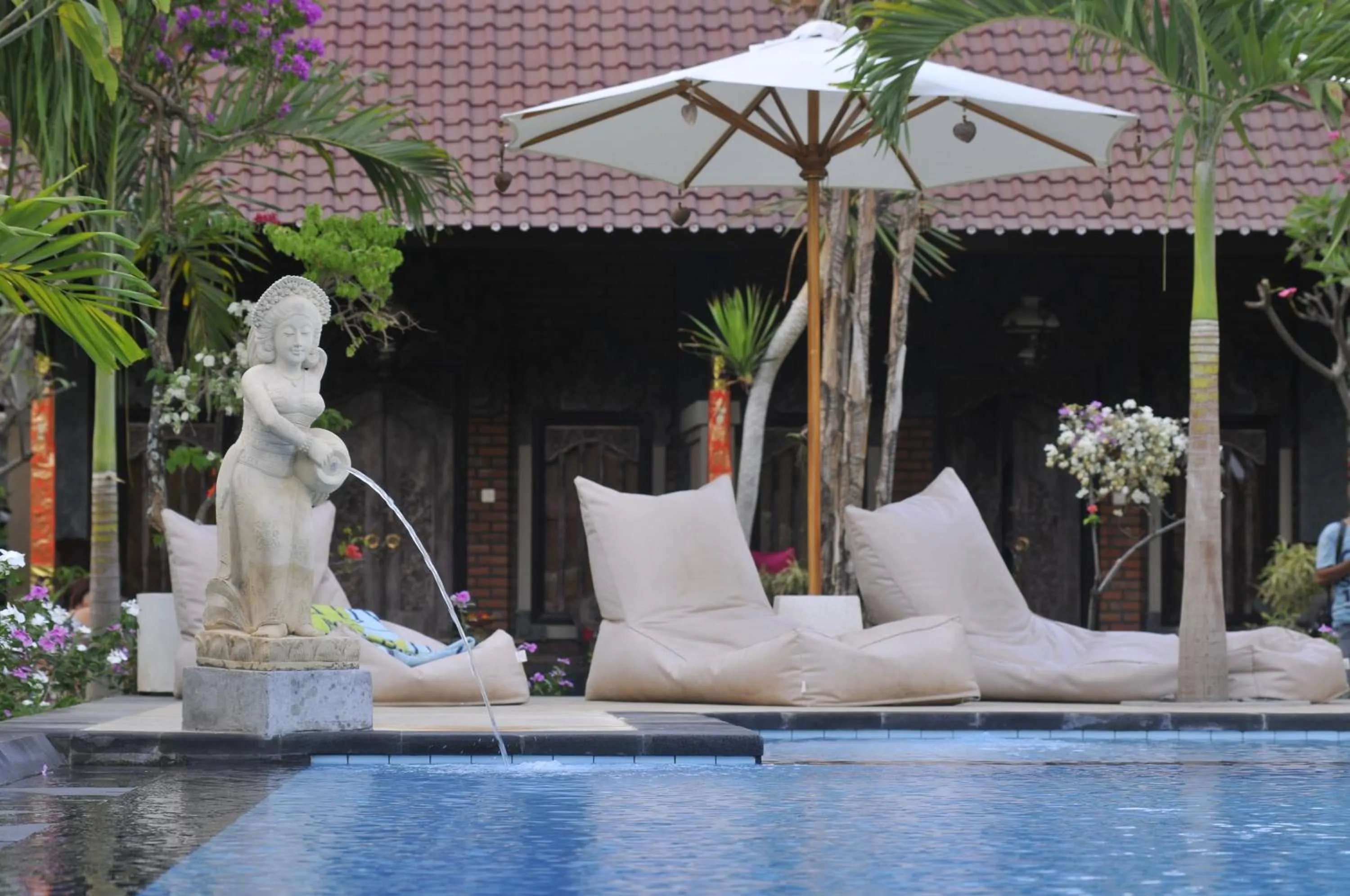 Swimming pool in Tirta Sari Bungalow