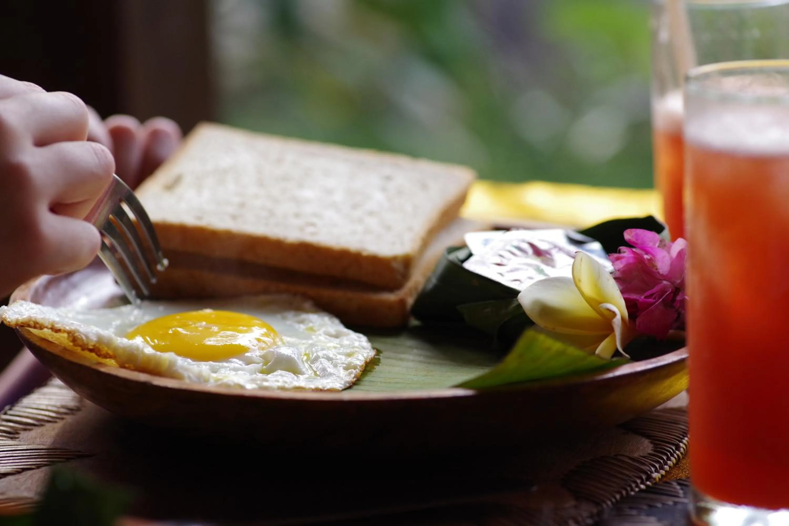 Breakfast in Tirta Sari Bungalow