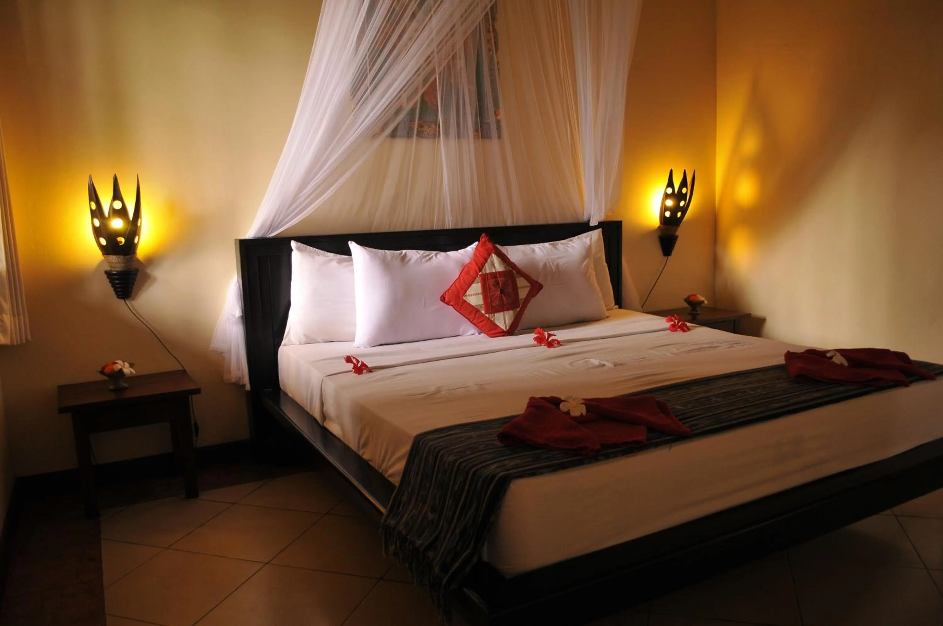 Bedroom, Bed in Tirta Sari Bungalow