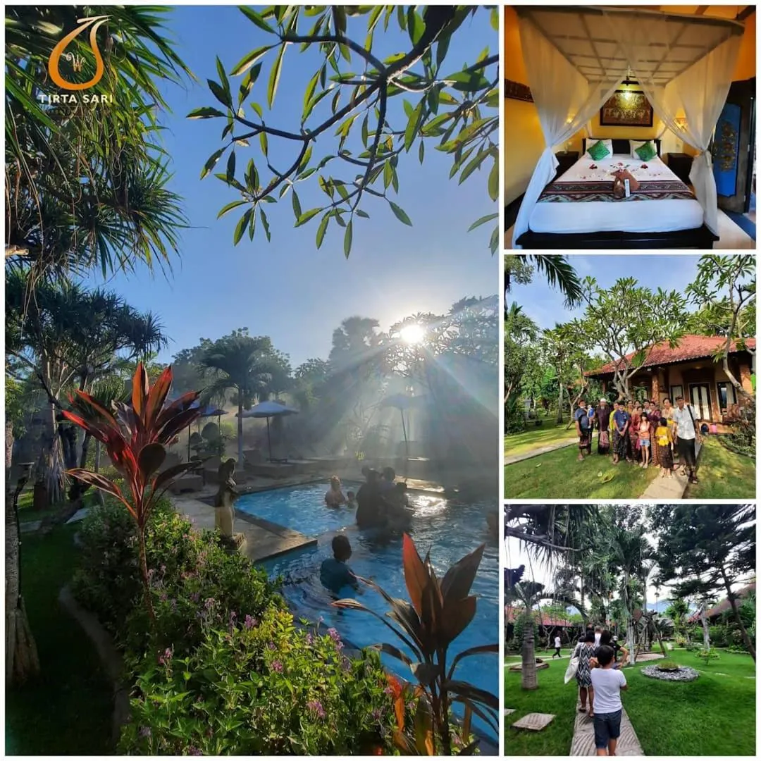 Swimming pool in Tirta Sari Bungalow