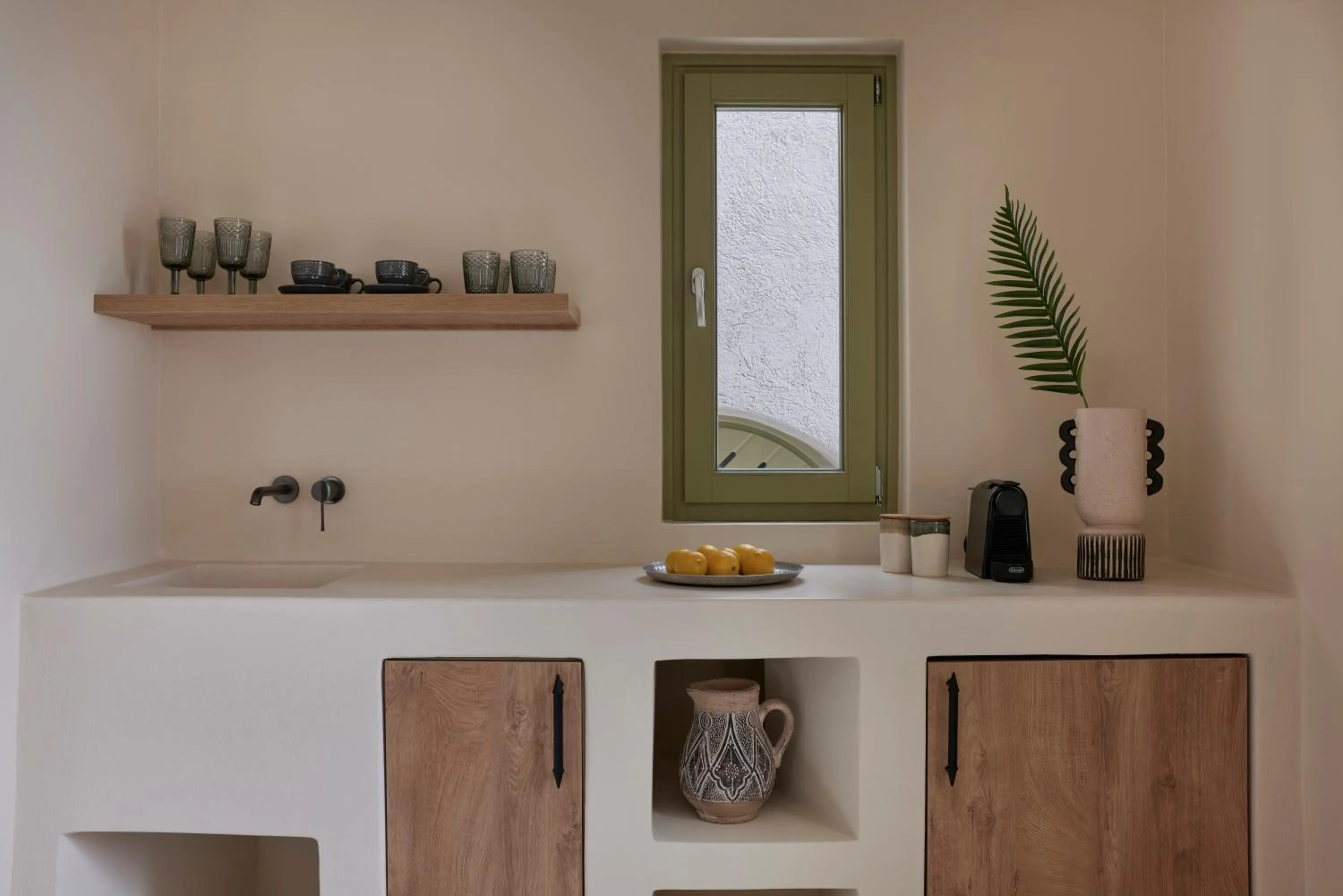 Kitchen or kitchenette in Aeon Suites - Adults Only