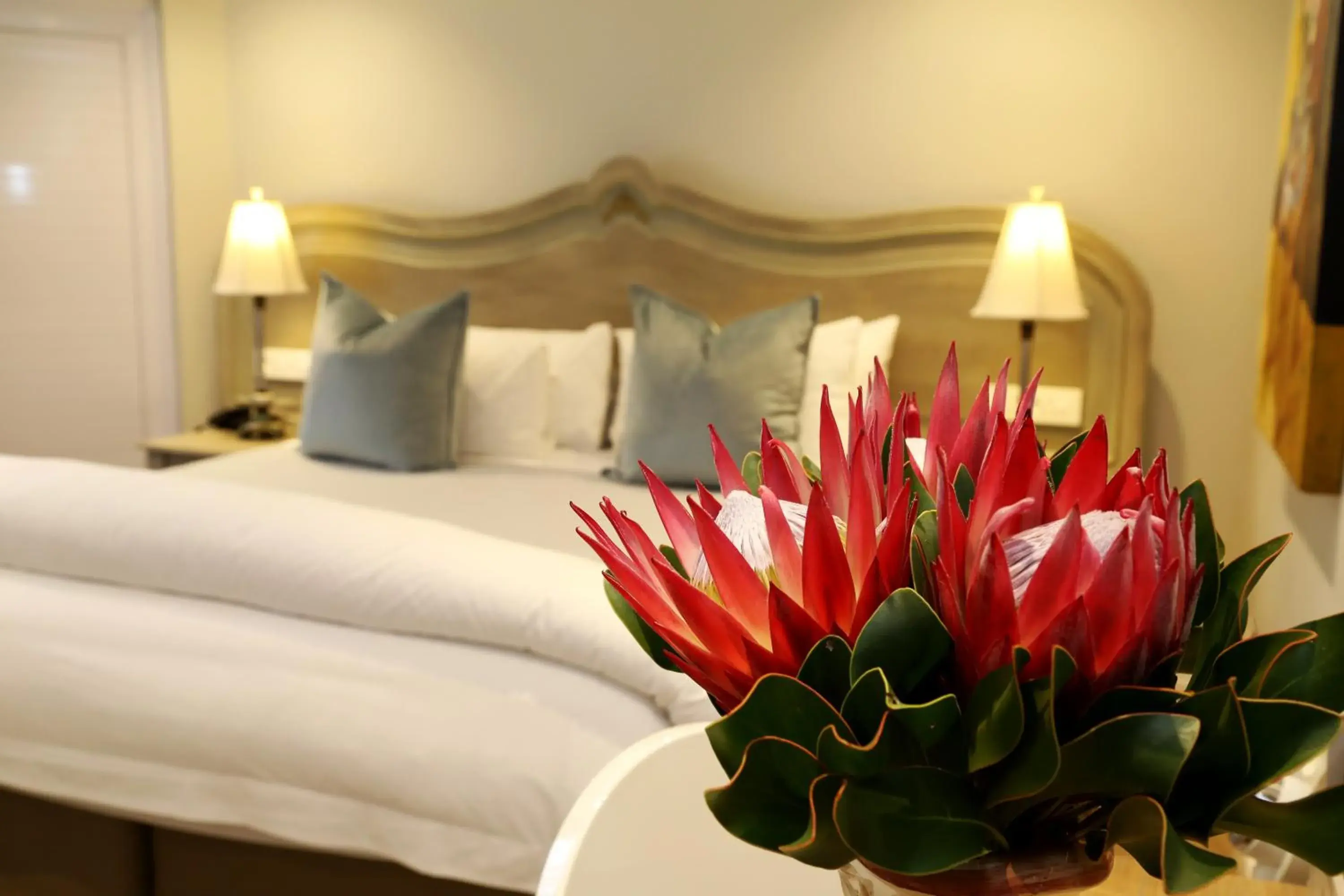 Decorative detail, Bed in Hermanus Boutique Guest House Decorative detail, Bed in Hermanus Boutique Guest House