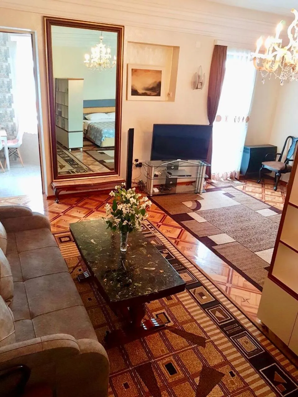 Seating area in Sweet Home at Ninoshvili 3