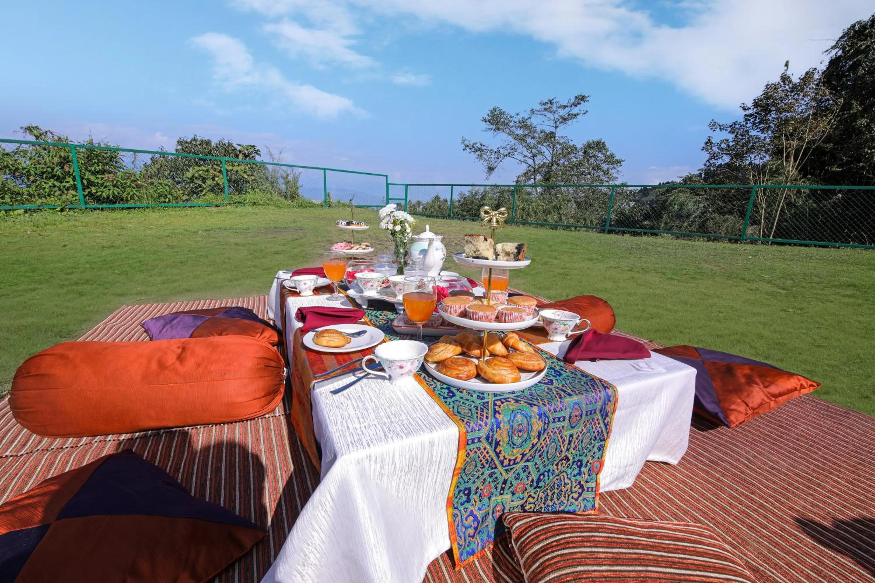 Garden view in Sterling Darjeeling