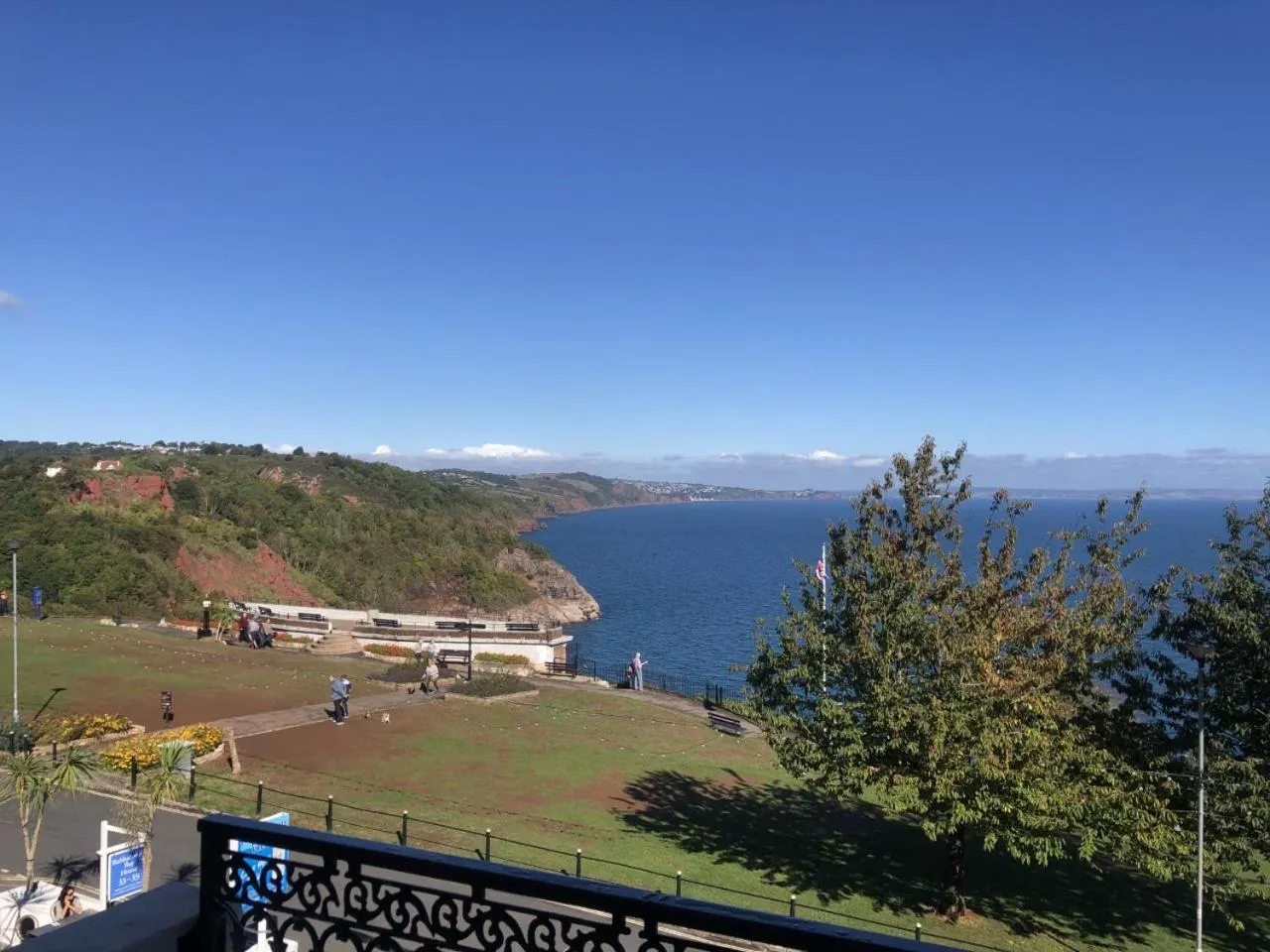 Sea view in The Downs, Babbacombe