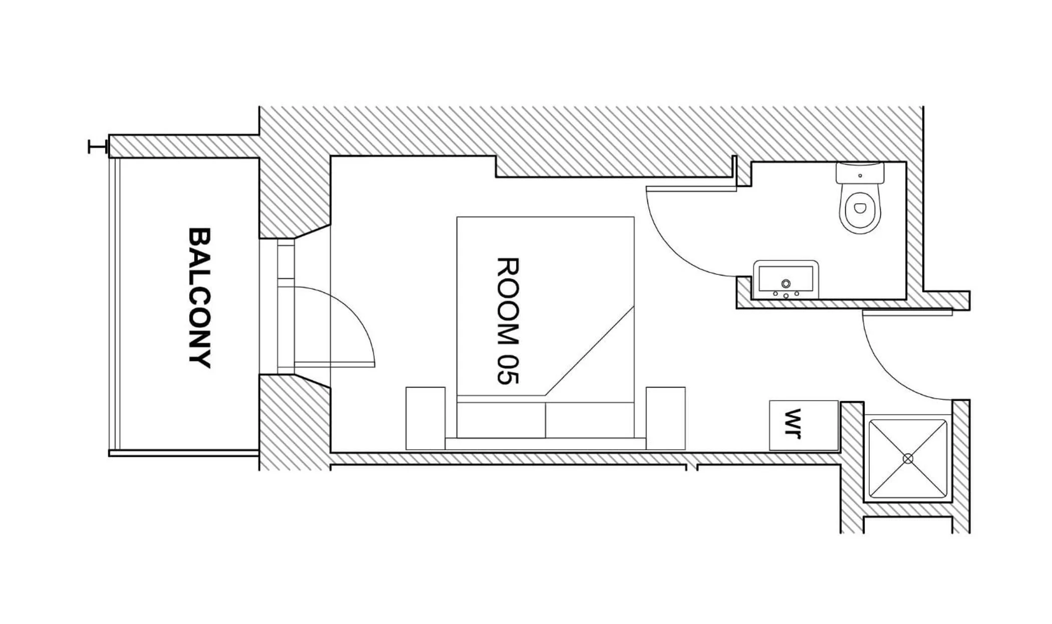 Floor plan in The Downs, Babbacombe