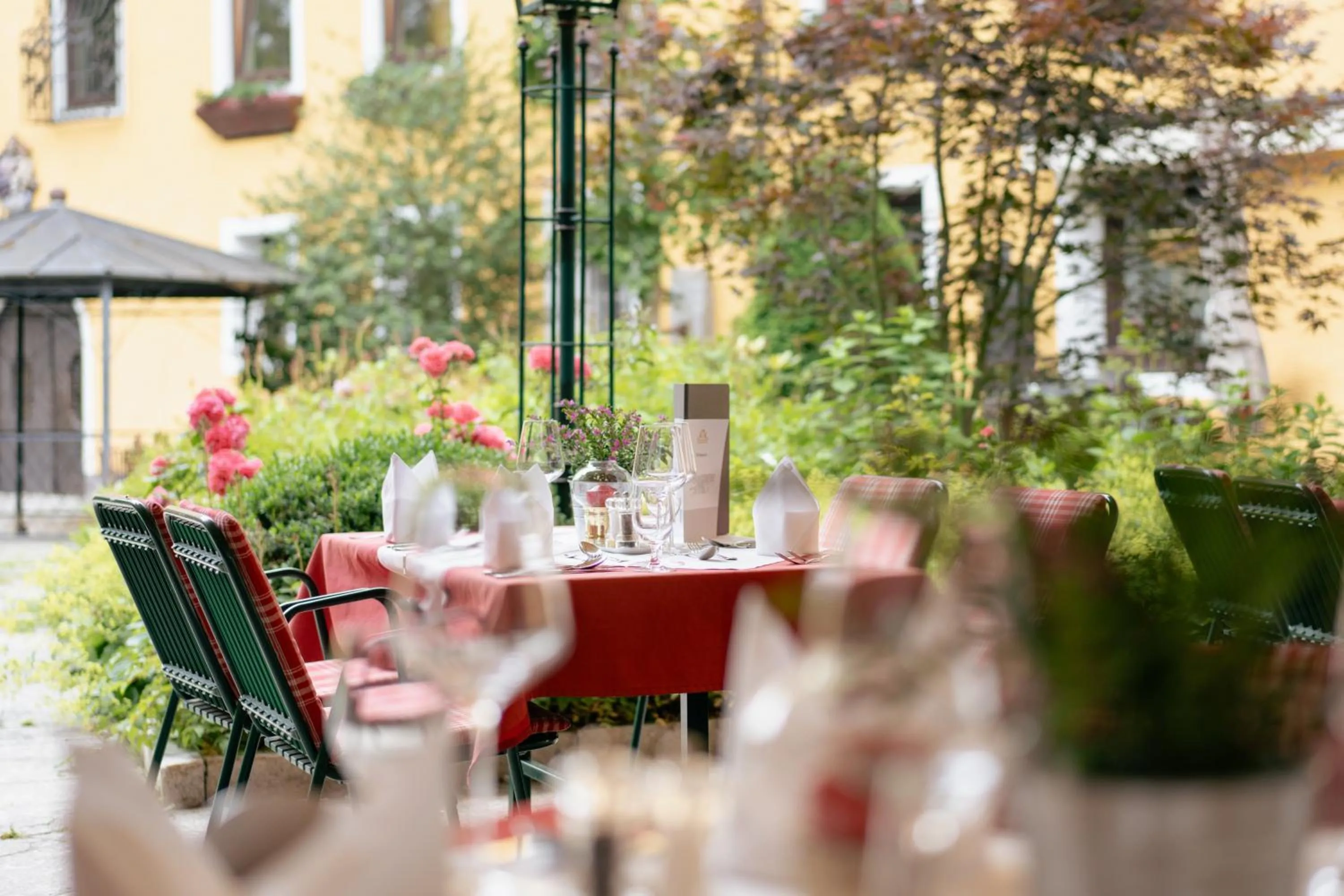 Patio in Hotel Pichlmayrgut