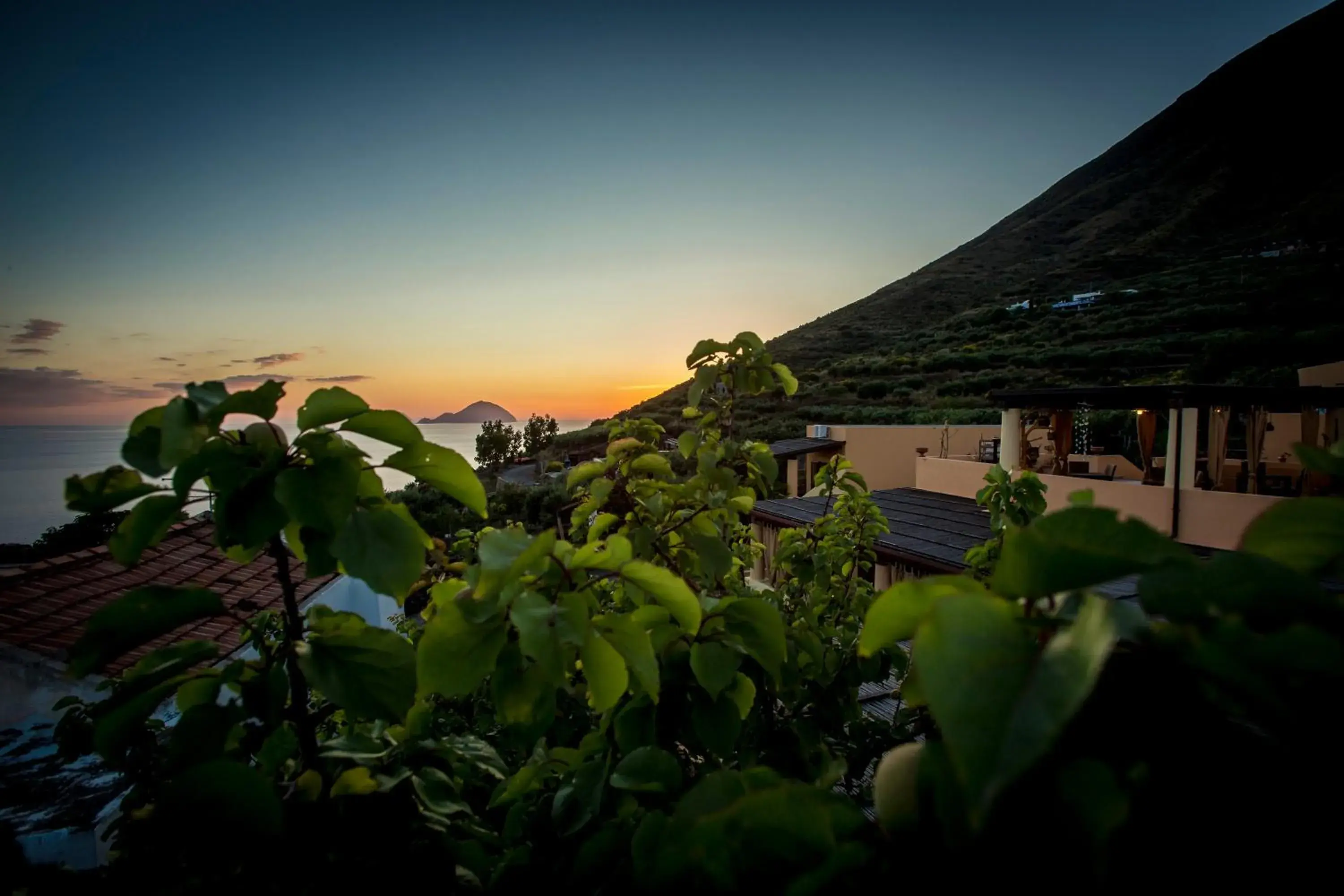 Garden view in Resort Al Belvedere Salina Garden view in Resort Al Belvedere Salina