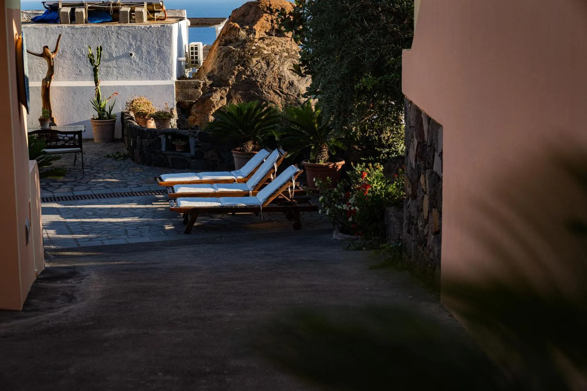 Patio in Resort Al Belvedere Salina
