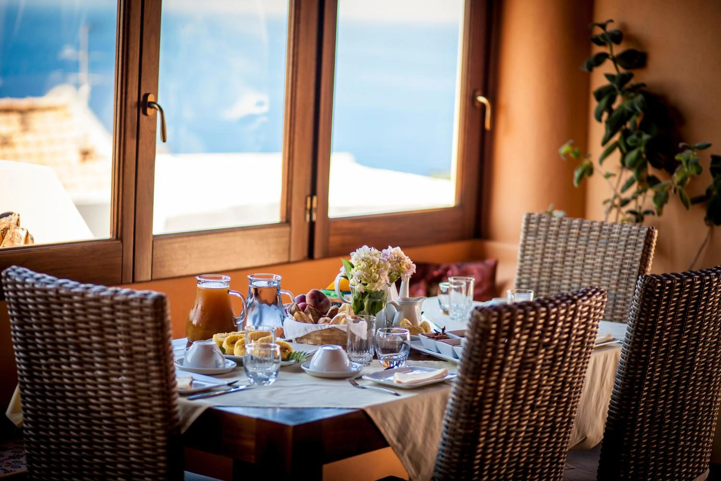 Patio in Resort Al Belvedere Salina