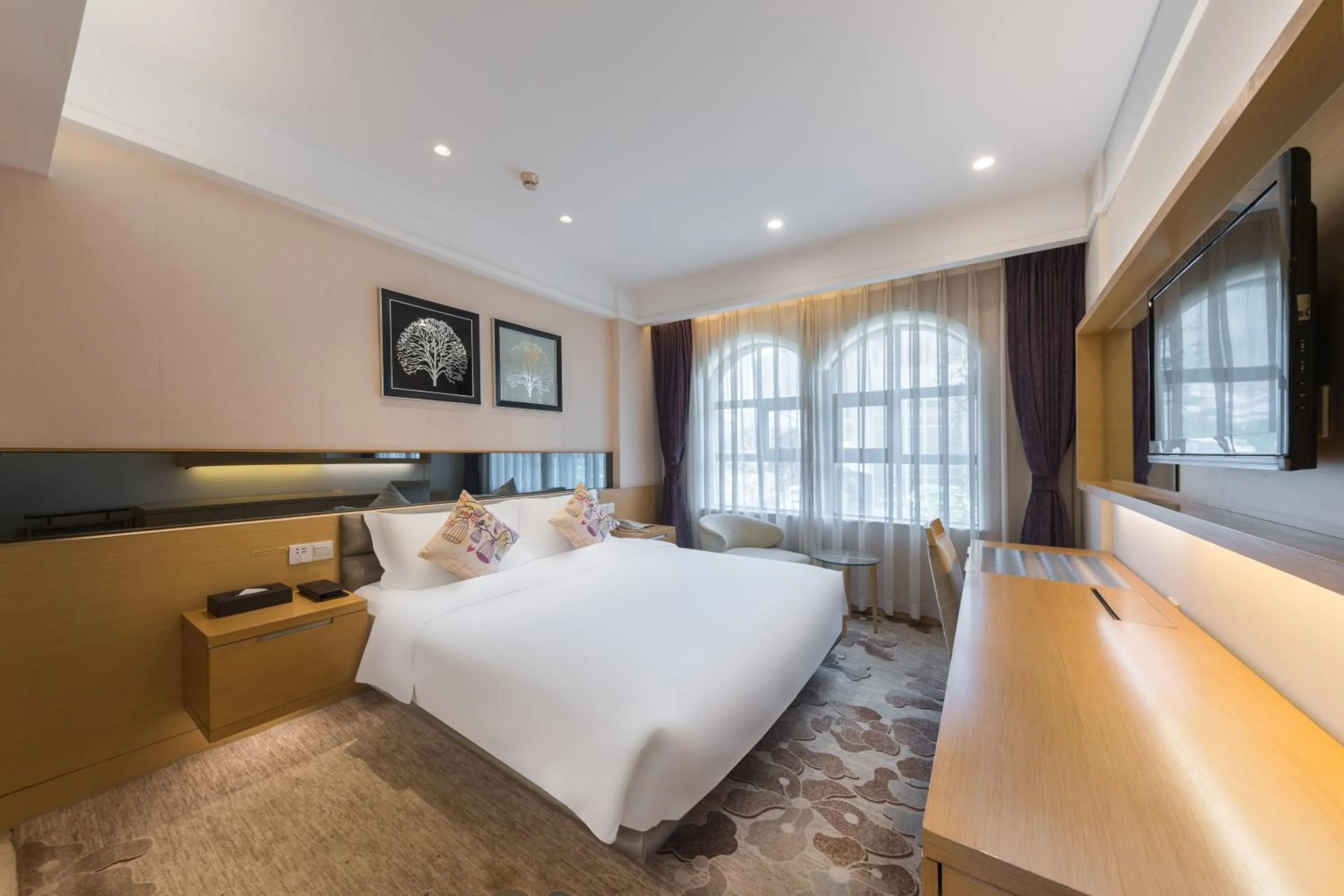 Bed in Shenzhen Shekou Honlux Apartment (Sea World)