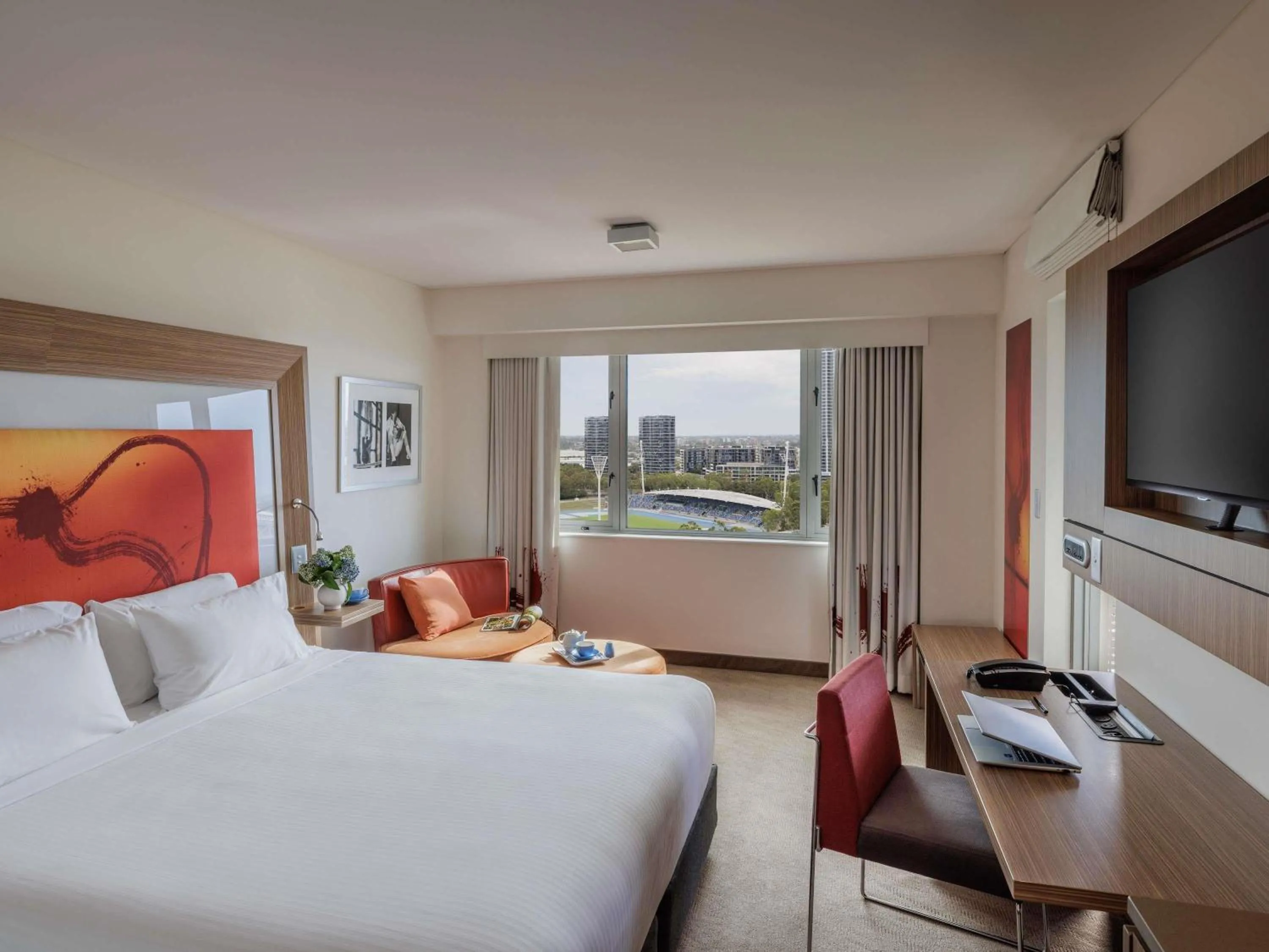 Bedroom, Bed in Novotel Sydney Olympic Park