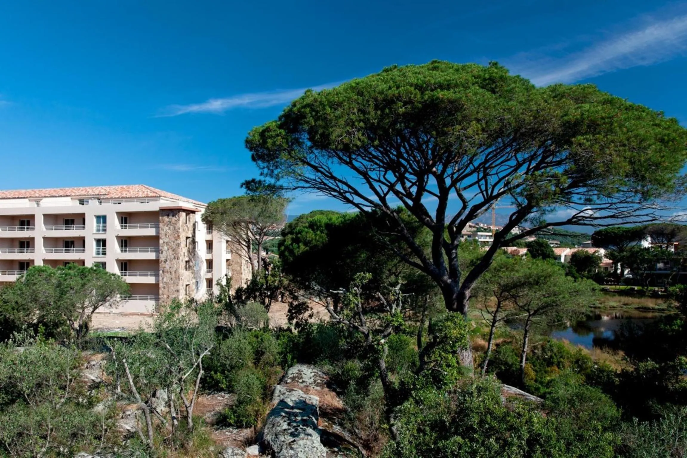 Natural landscape in Résidence Salina Bay