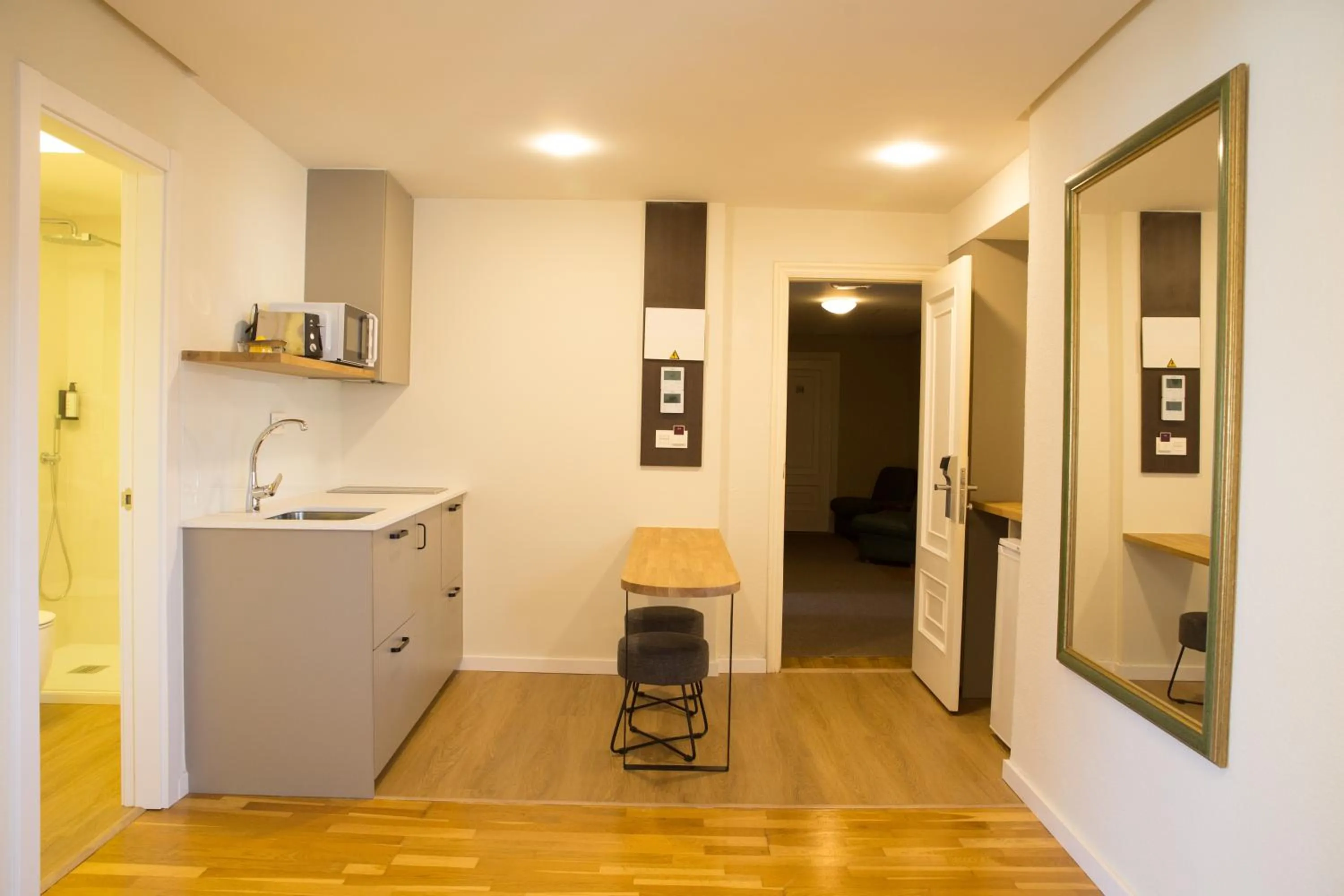 Kitchen or kitchenette in Hotel Mogay