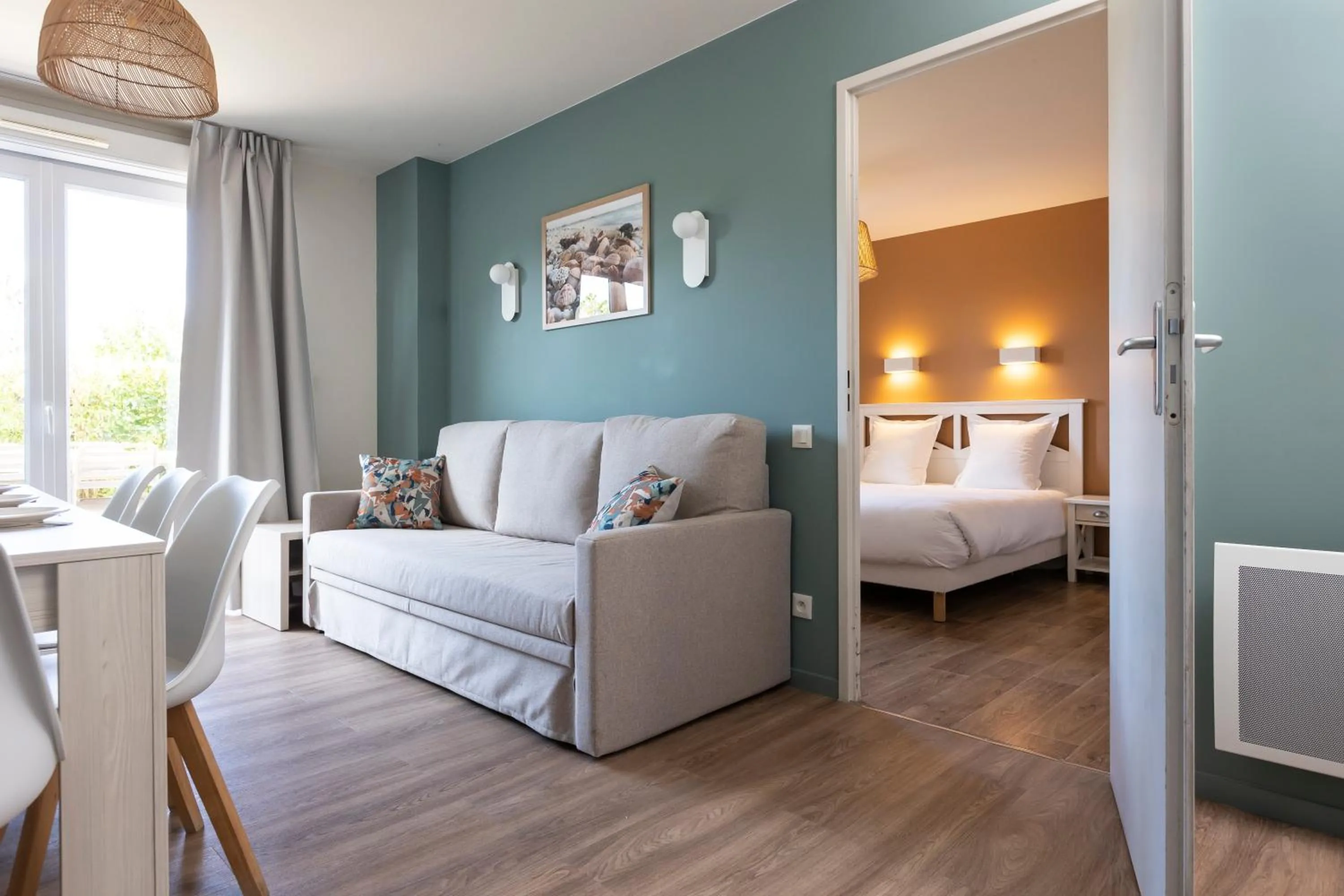 Bed in Résidence Odalys Les Villas de la Baie