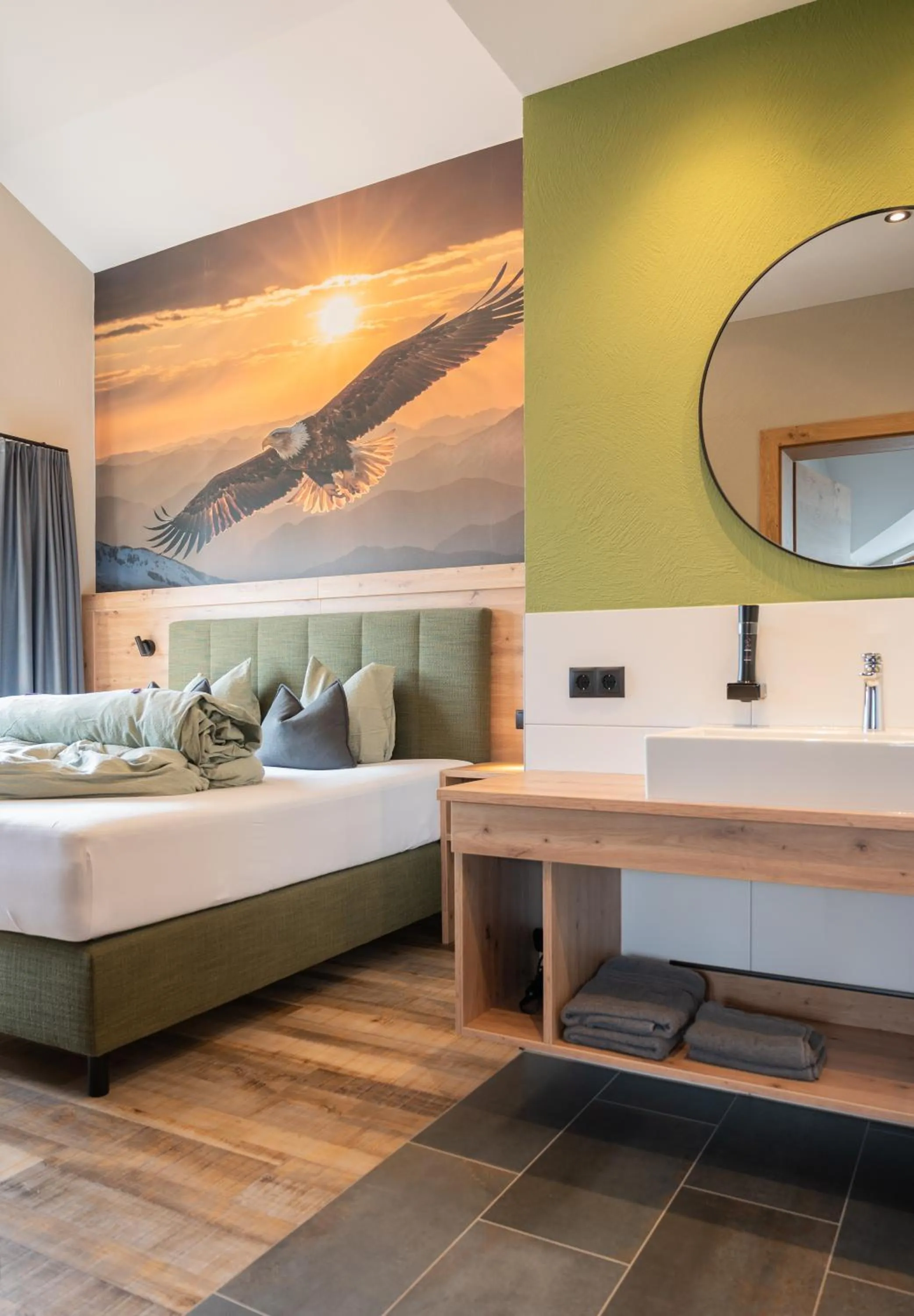 Bed in Aparthotel Fernblick
