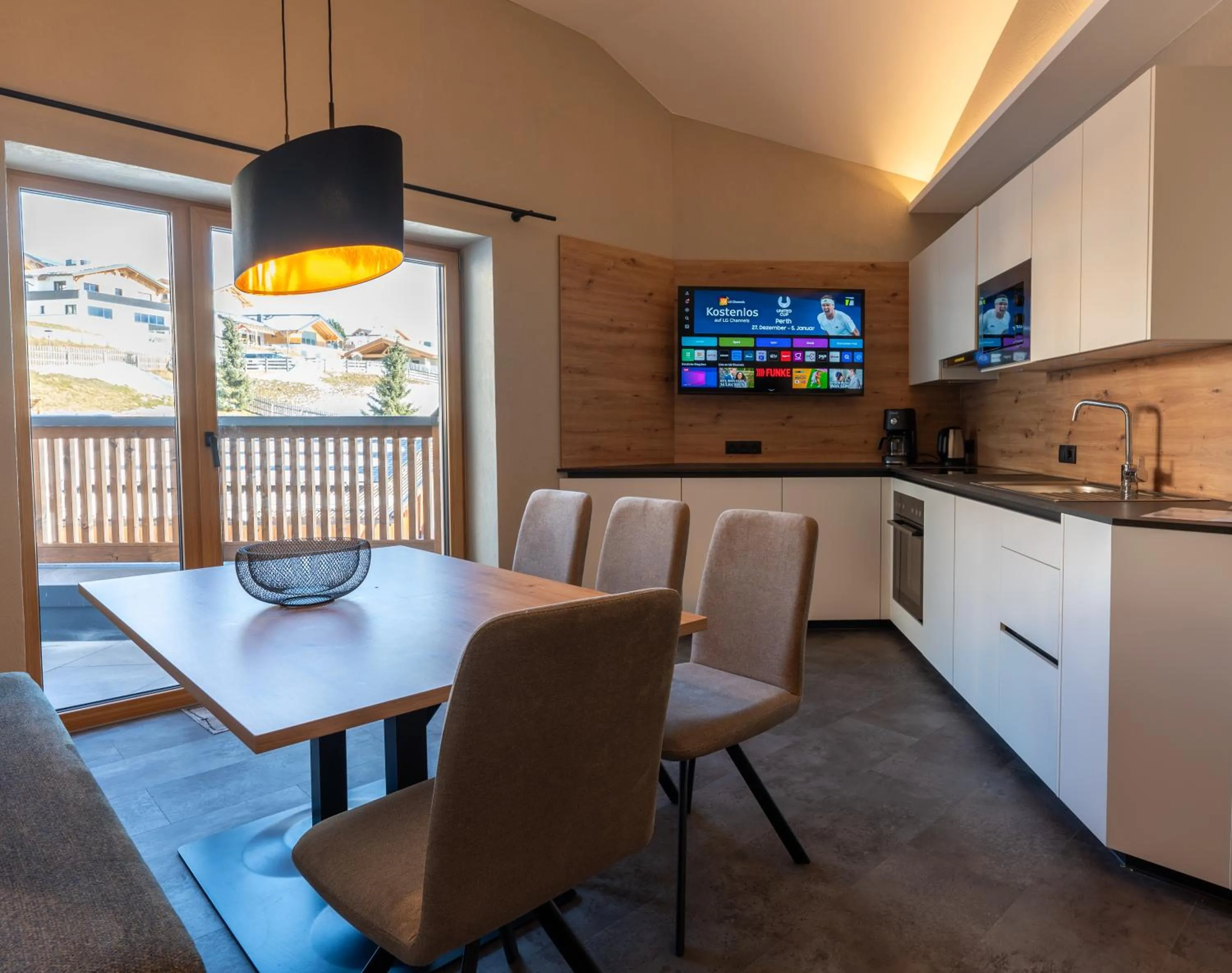 TV and multimedia in Aparthotel Fernblick