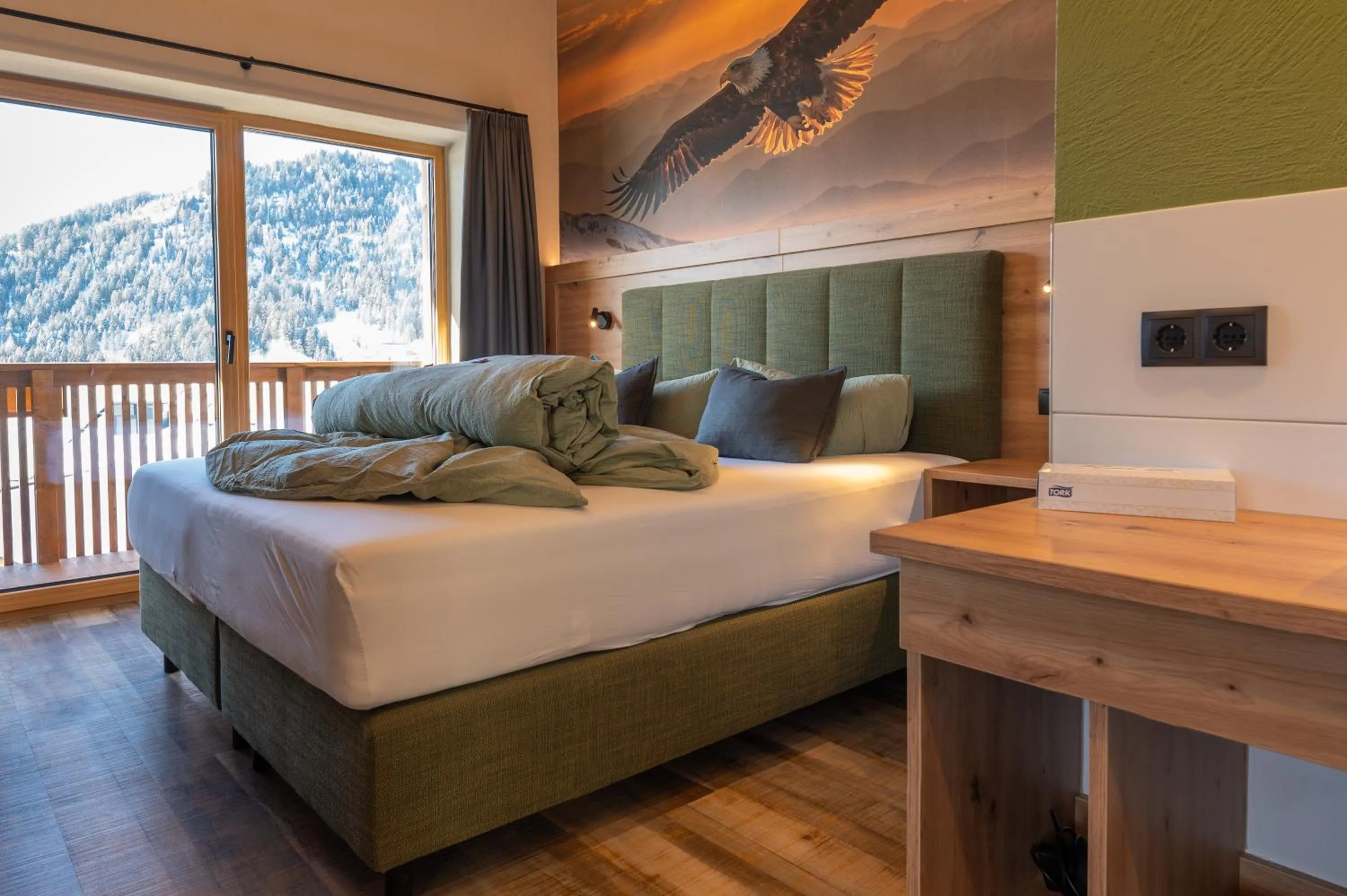 Bed in Aparthotel Fernblick