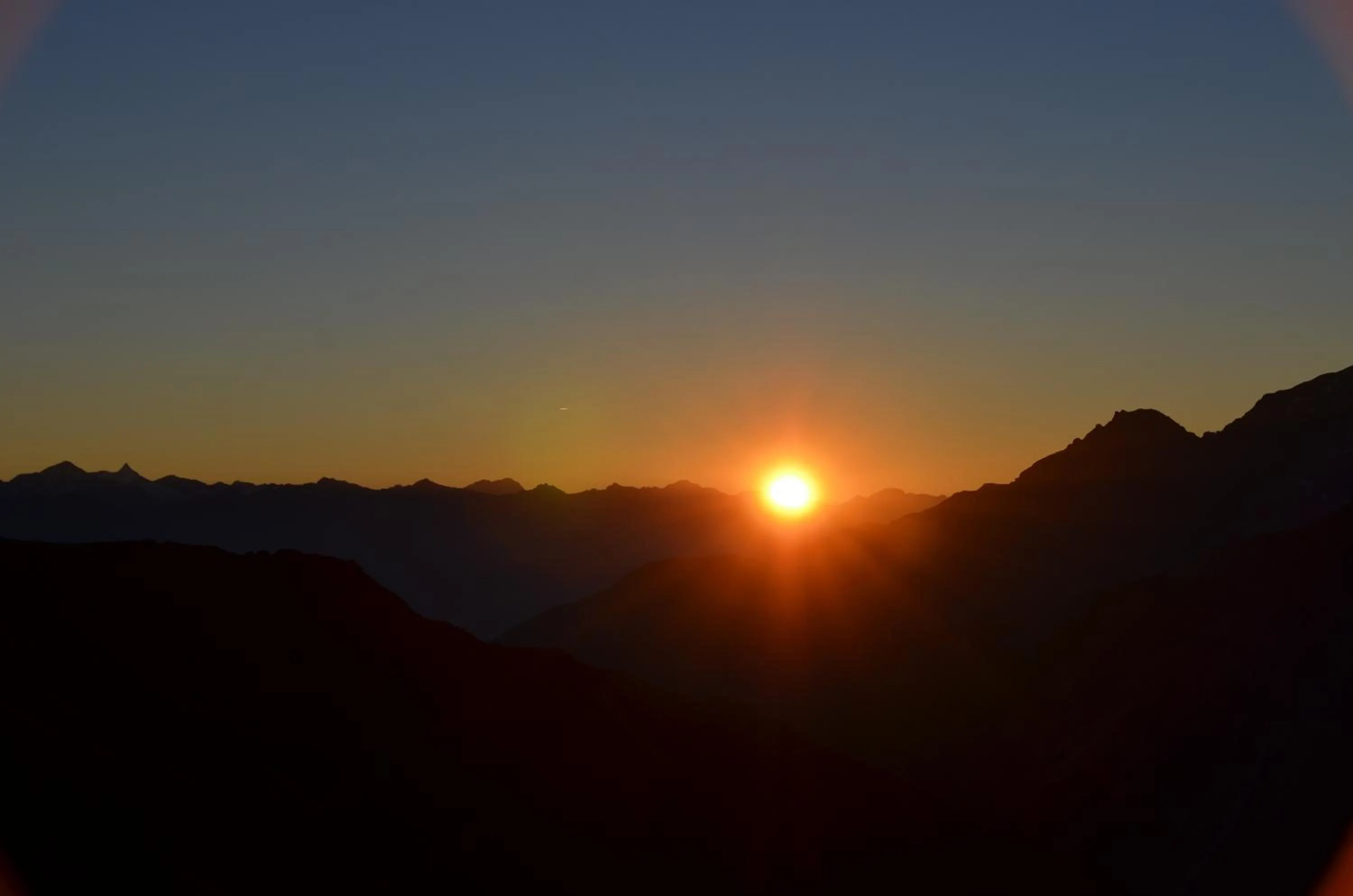 Sunset in Aparthotel Fernblick