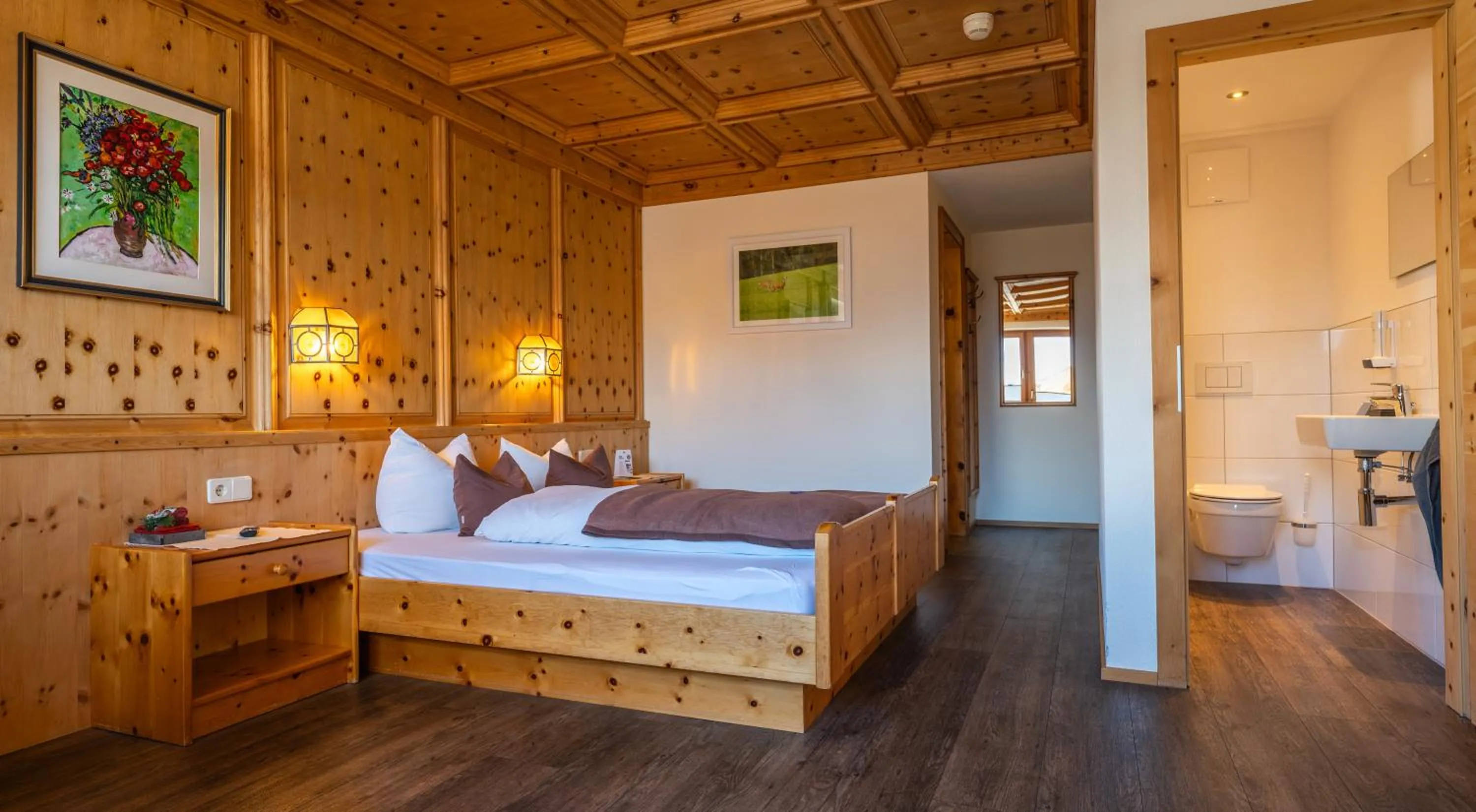 Bed in Aparthotel Fernblick