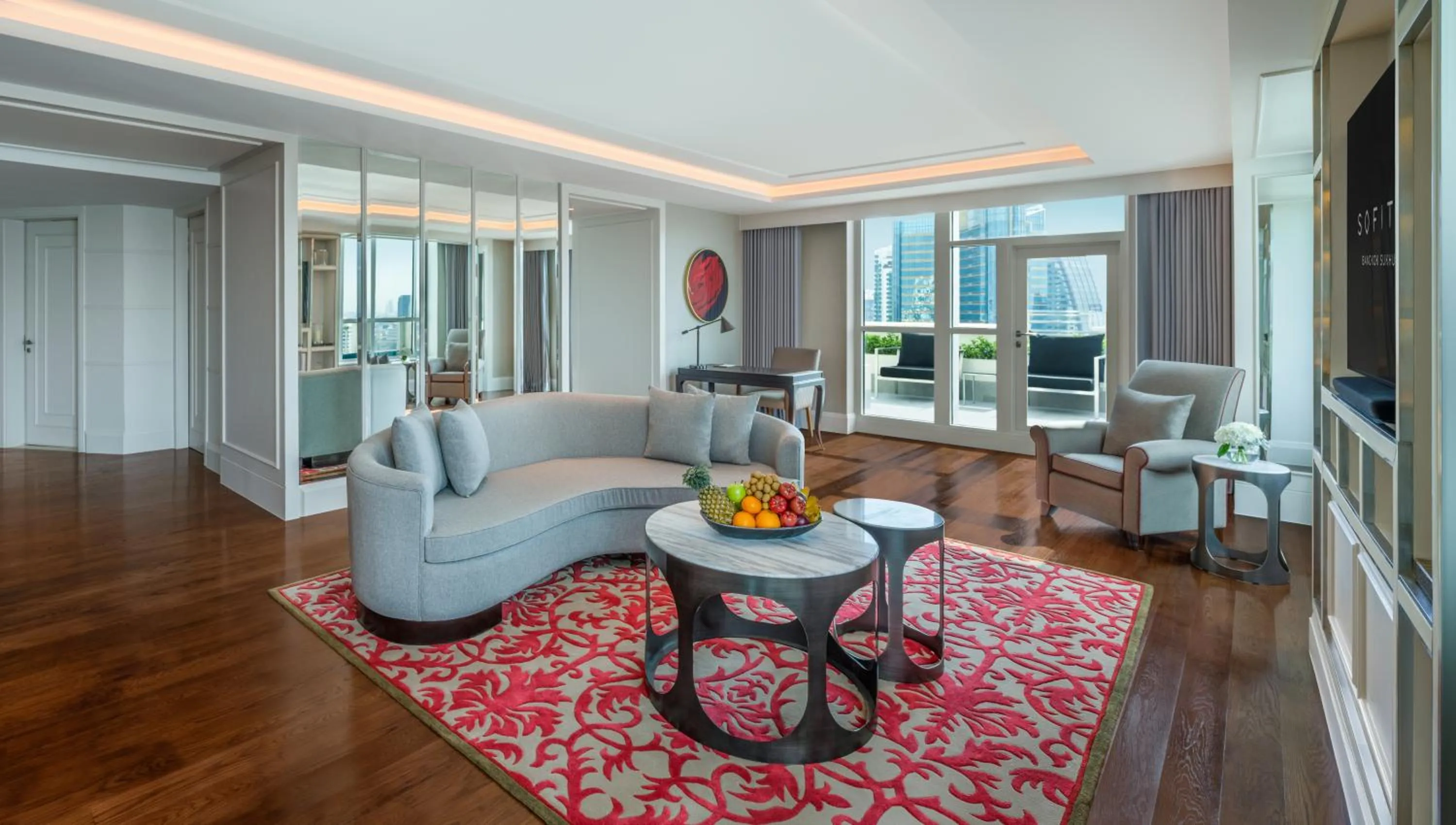 Living room in Sofitel Bangkok Sukhumvit