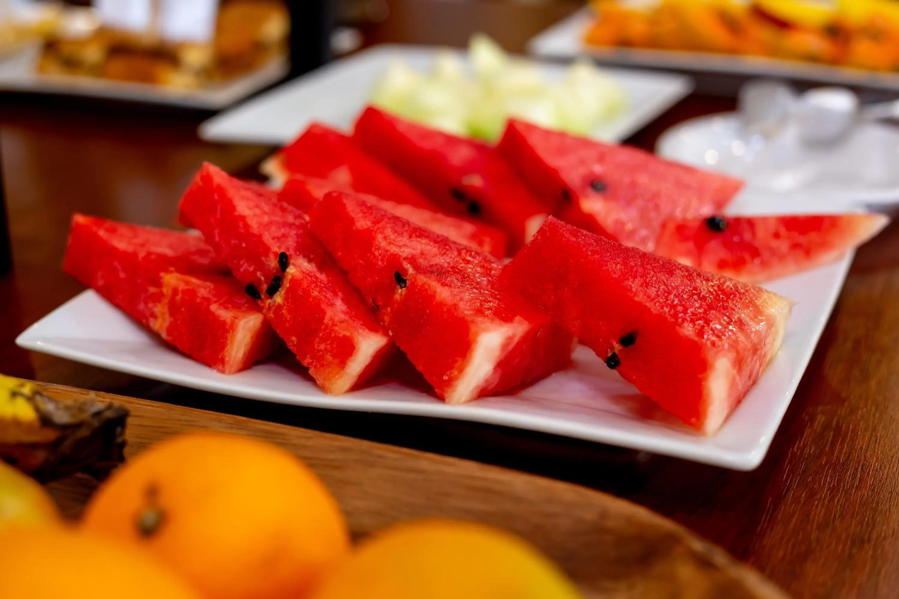 Buffet breakfast in Hotel Internacional