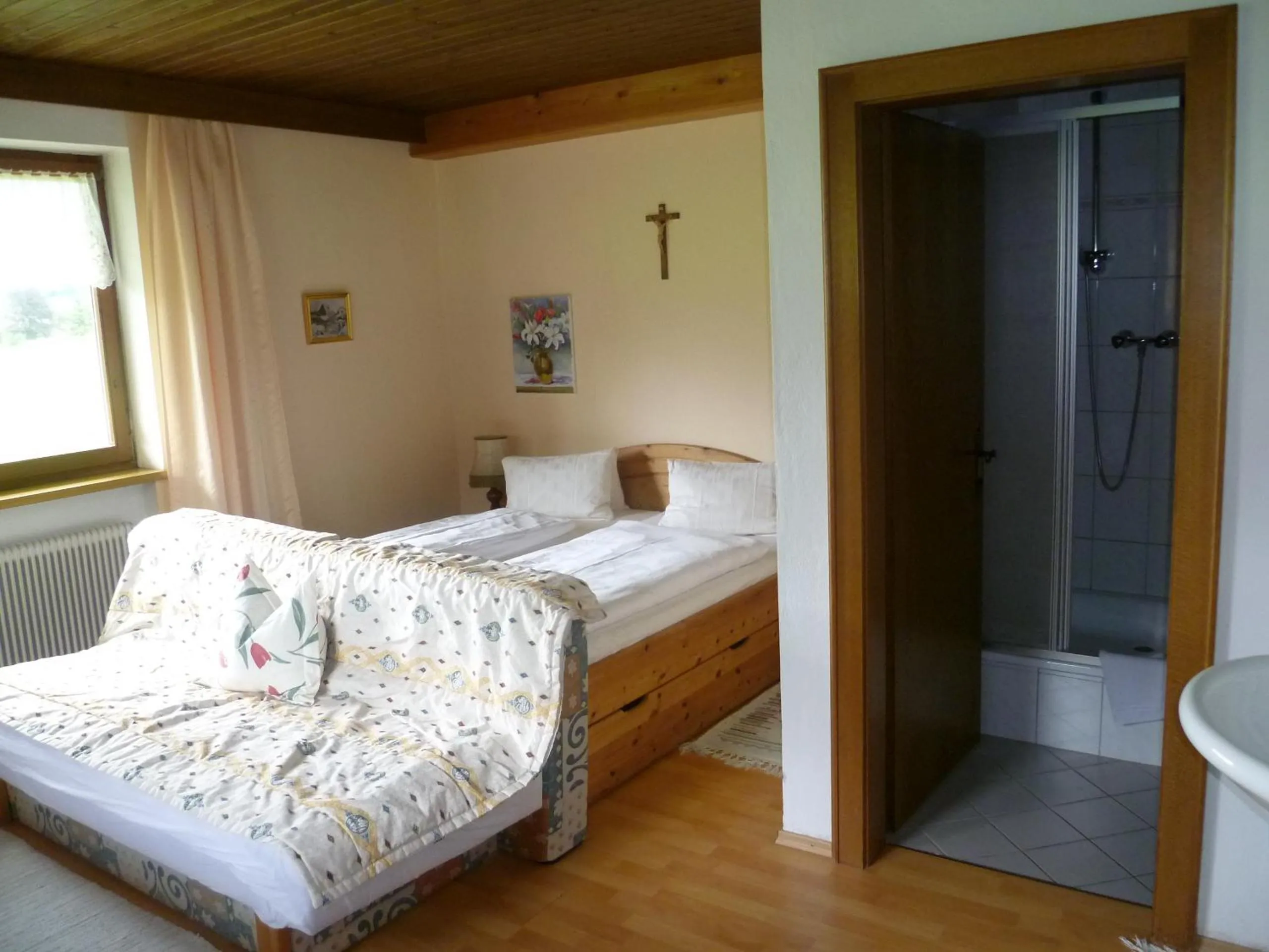 Bedroom, Bed in Landhaus Greiderer