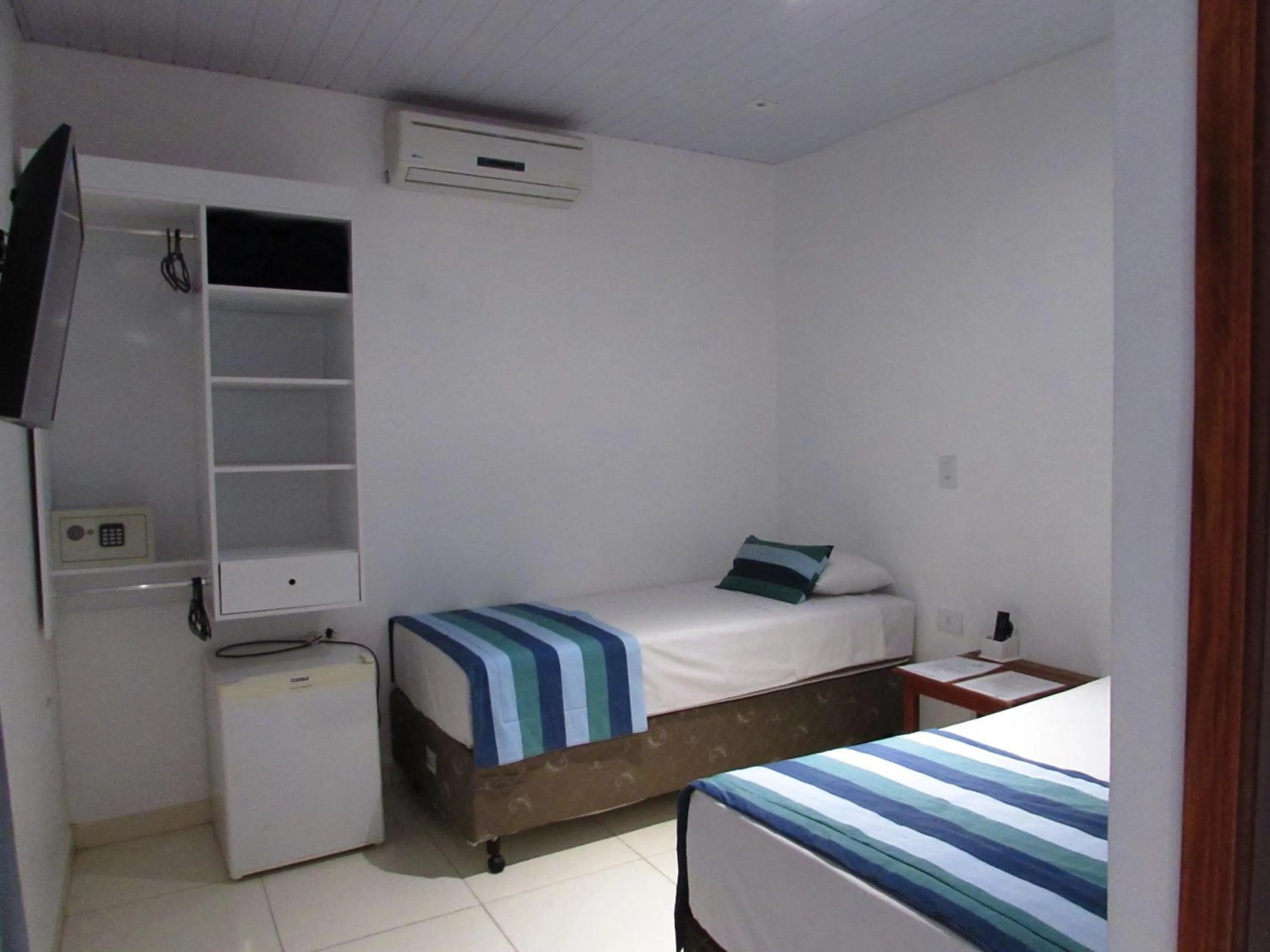 Bed in Pousada Muito Bonito