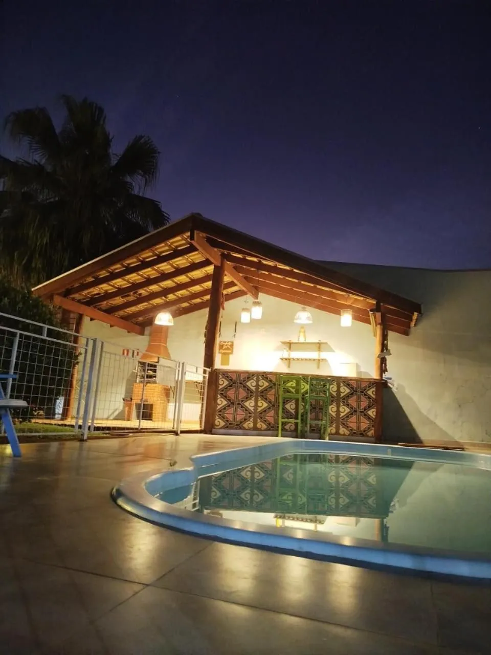 BBQ facilities in Pousada Muito Bonito