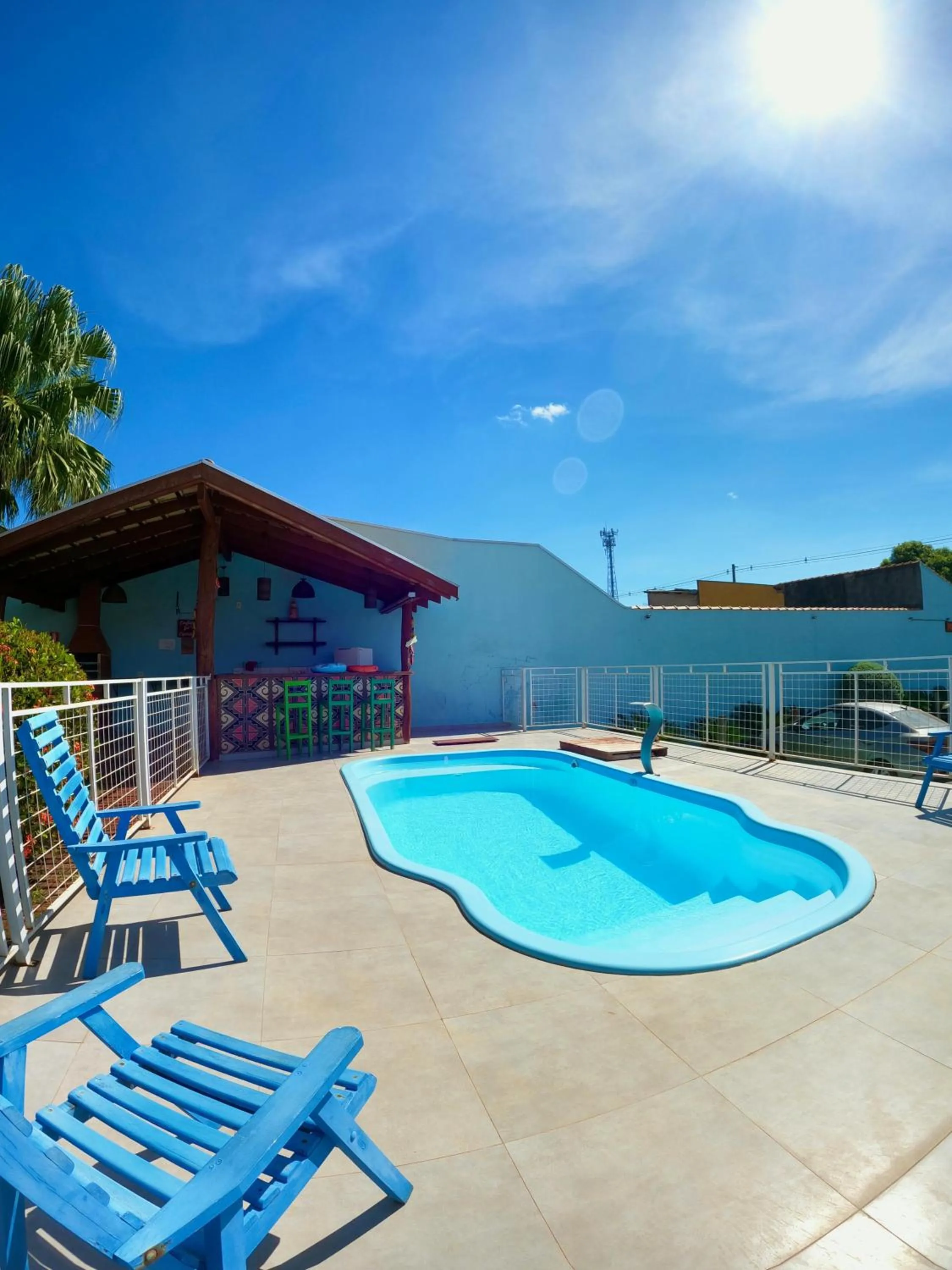 Swimming pool in Pousada Muito Bonito