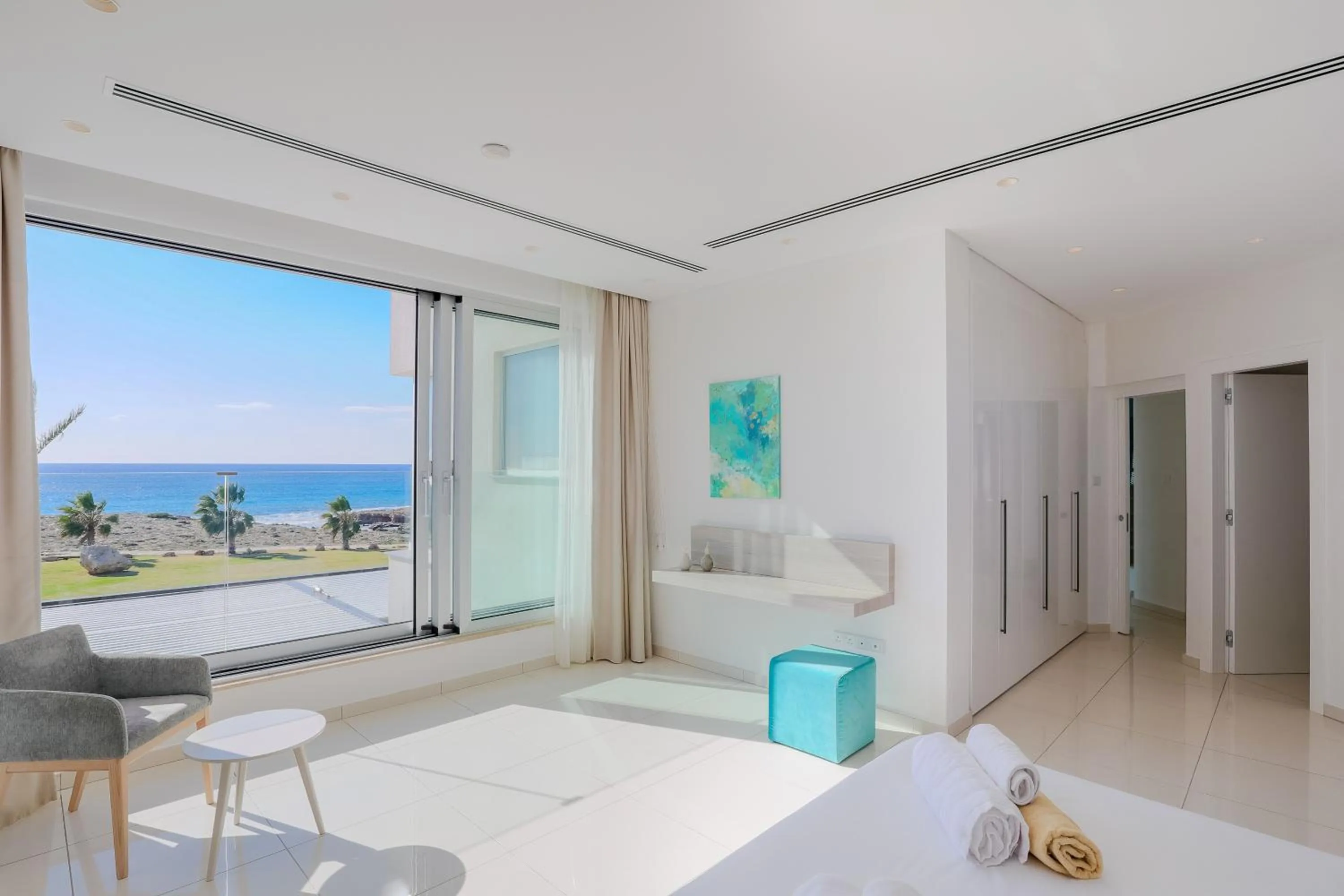 Bed in Vivo Mare Beachfront-Seaview Villas