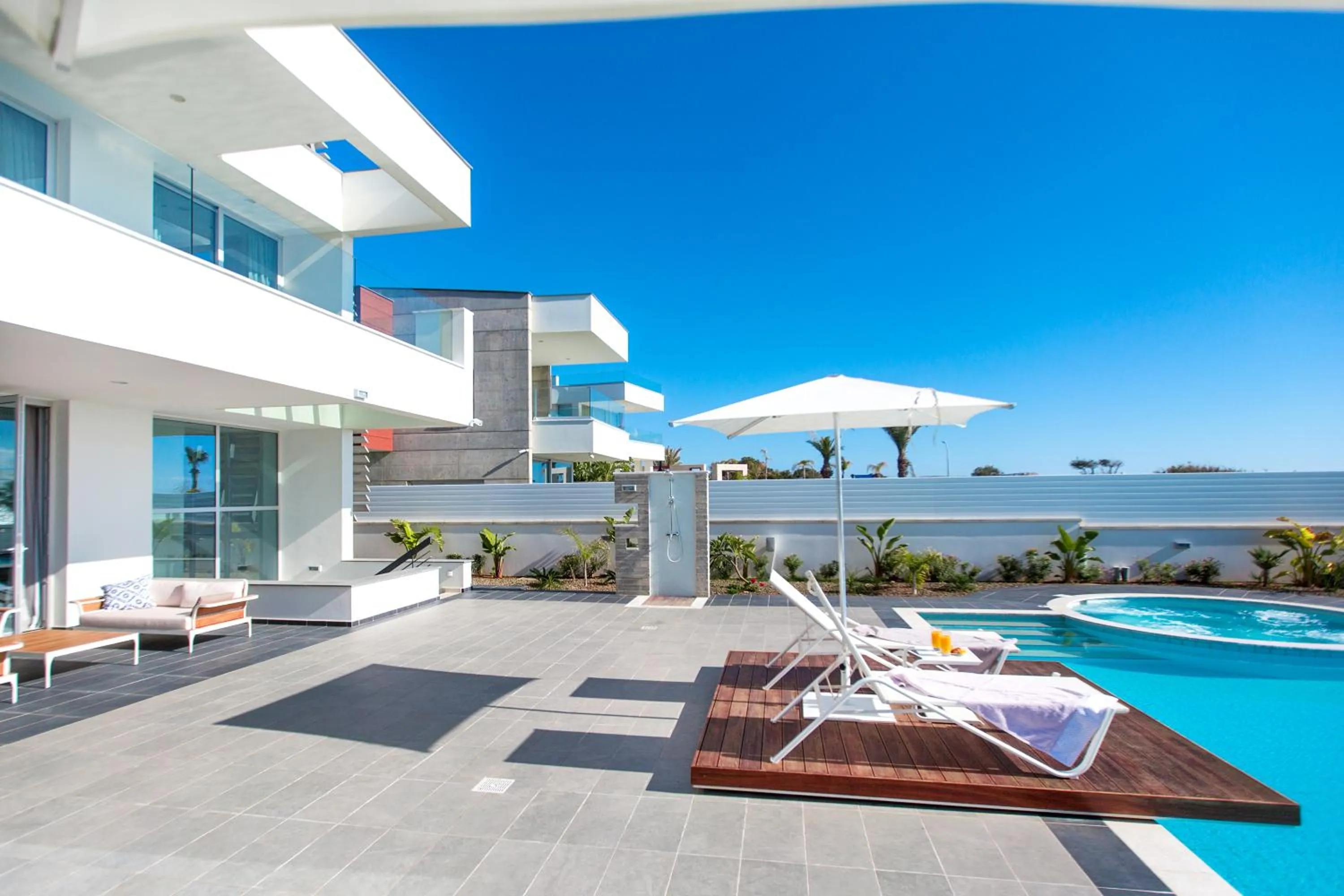 Swimming pool in Vivo Mare Beachfront-Seaview Villas