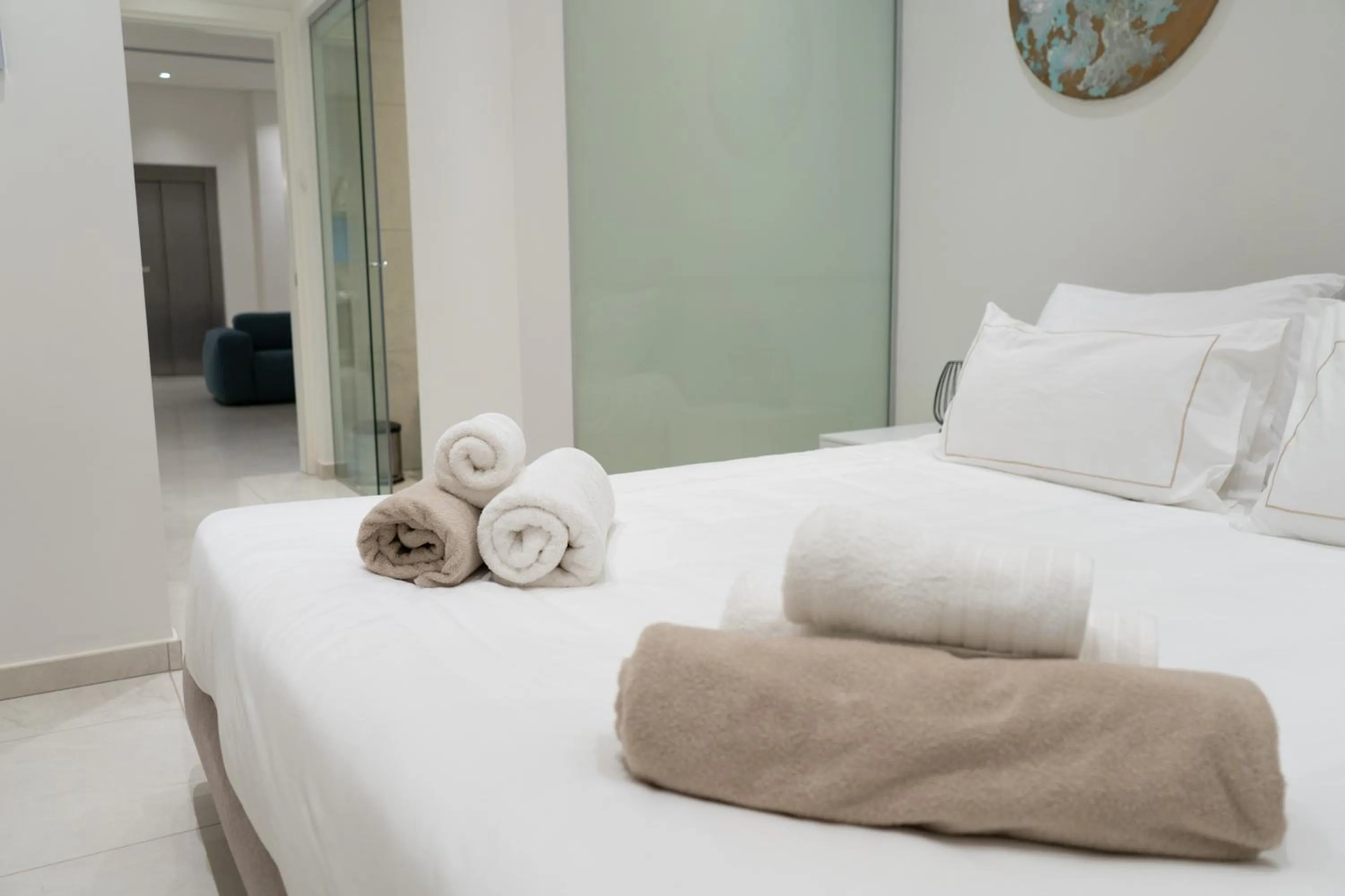 Bedroom, Bed in Vivo Mare Beachfront-Seaview Villas