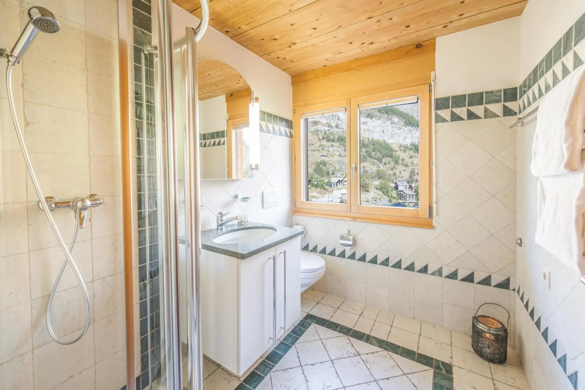 Shower in Apartment Alpharmonie