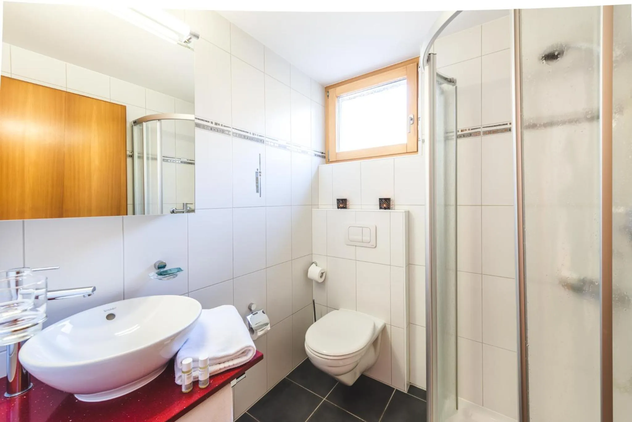 Shower in Apartment Alpharmonie