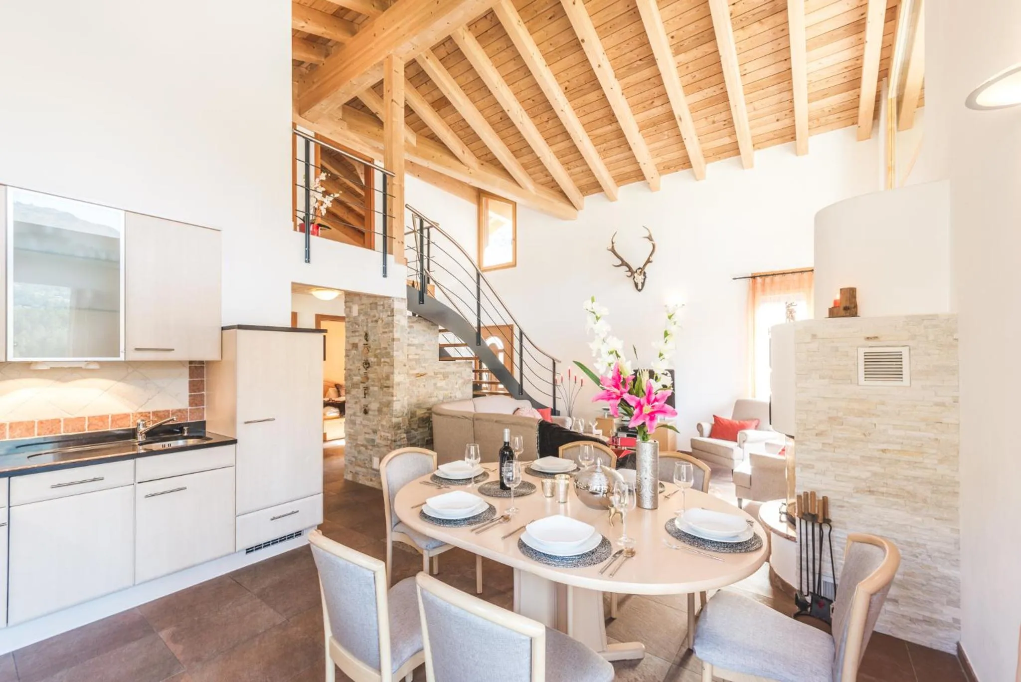 Kitchen or kitchenette in Apartment Alpharmonie