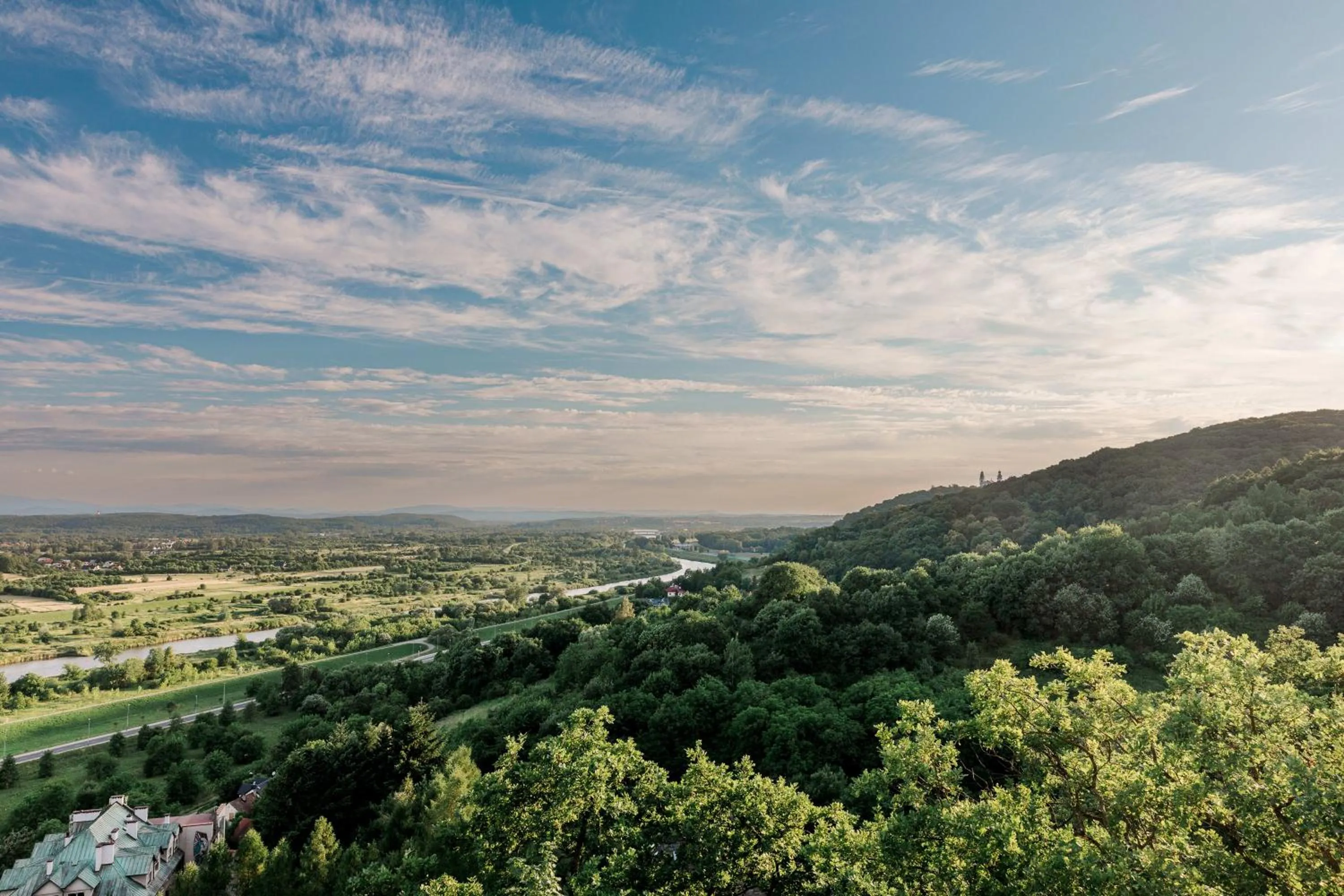 Bird's eye view in Forest Hotel