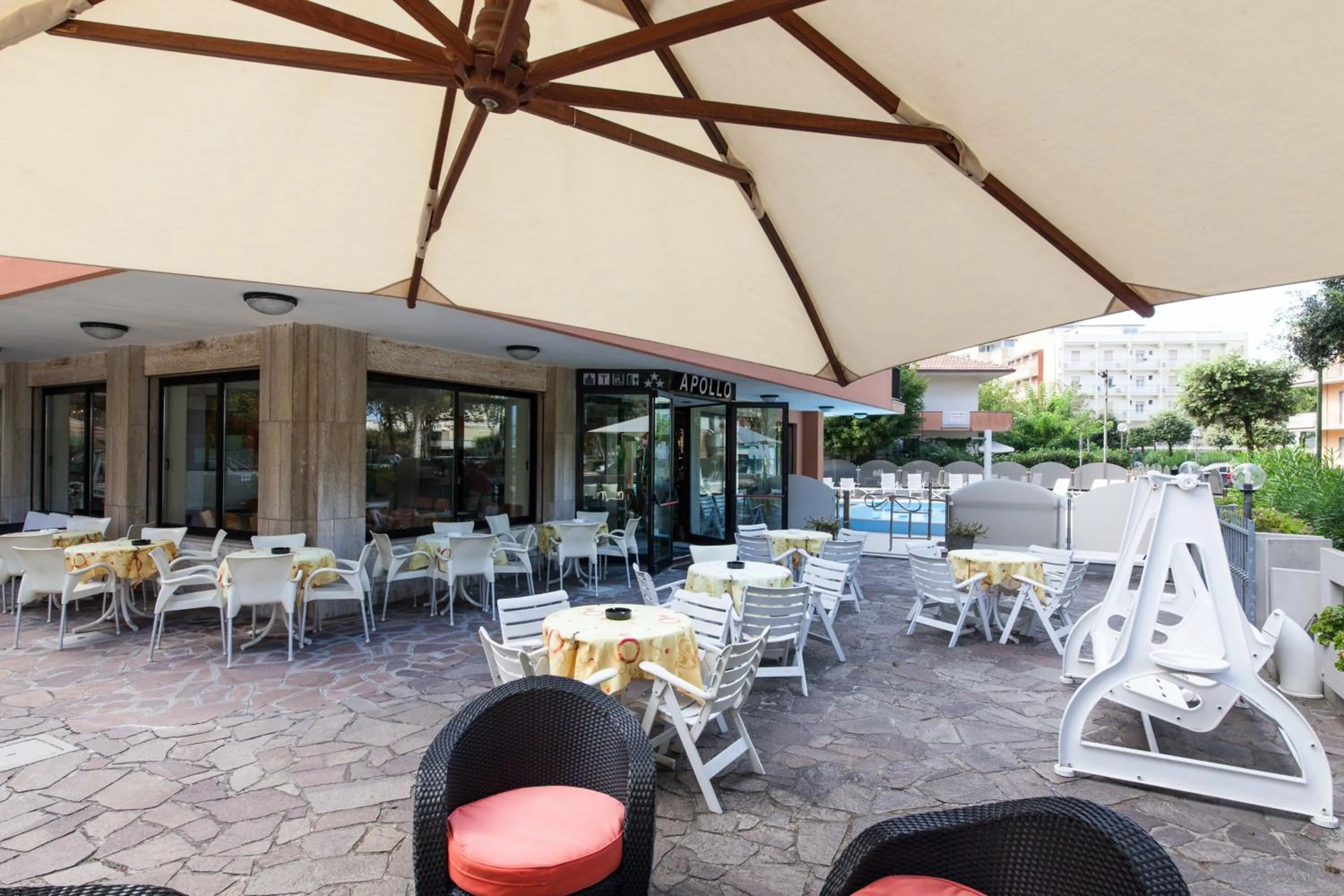 Garden in Hotel Apollo