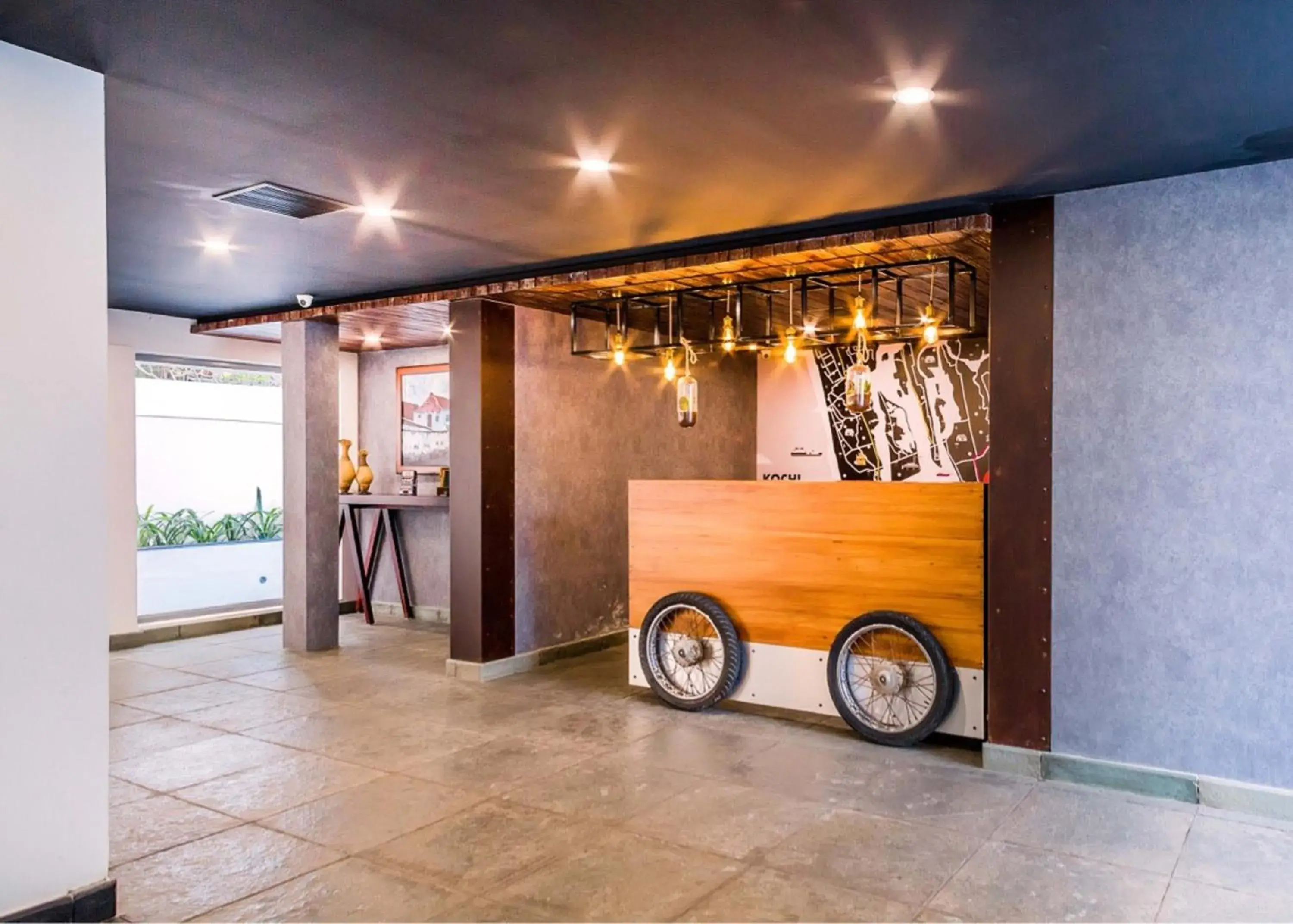 Lobby or reception in Hotel Neighbourhood, Cochin Lobby or reception in Hotel Neighbourhood, Cochin
