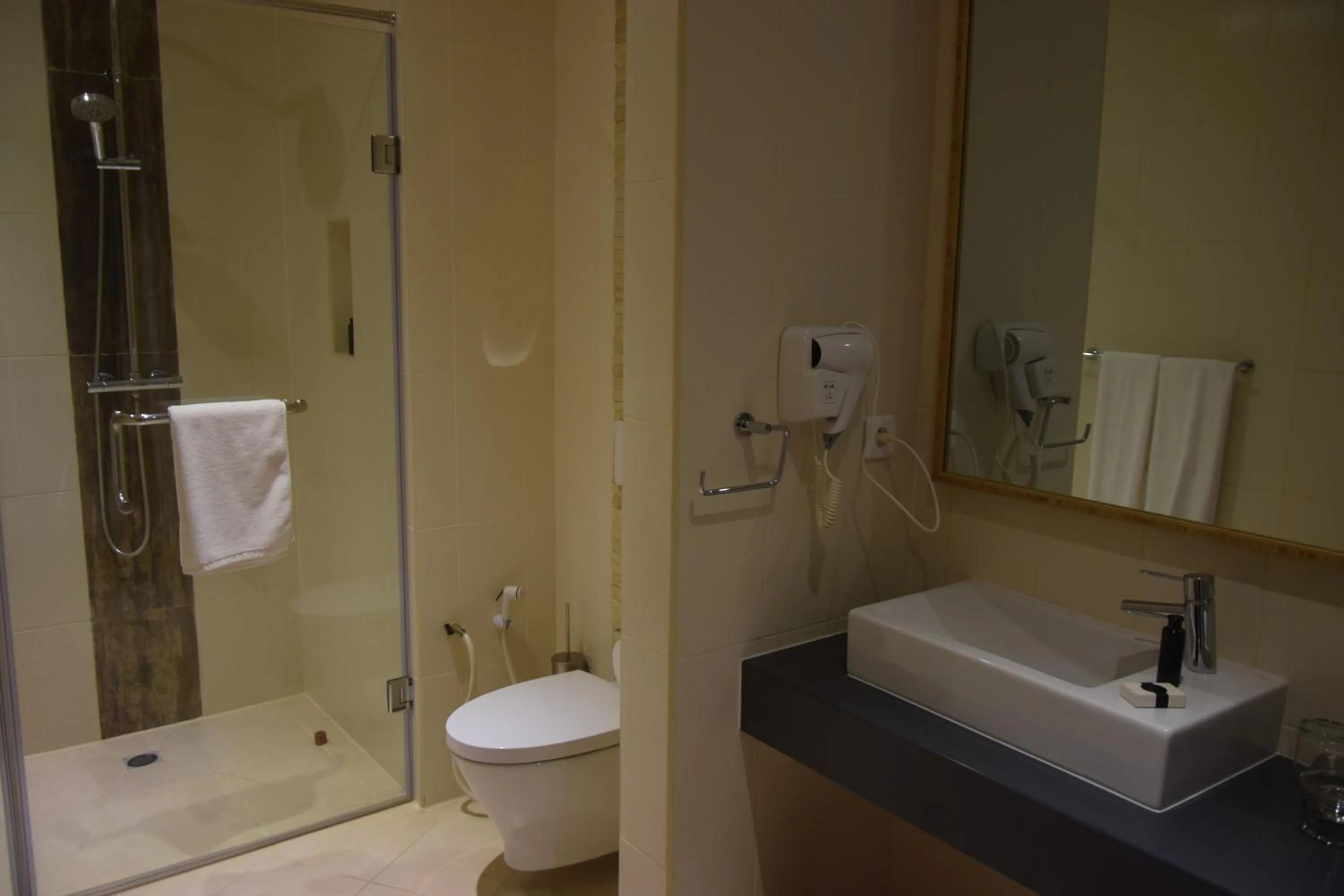 Shower in Baobab Tree Hôtel & Spa