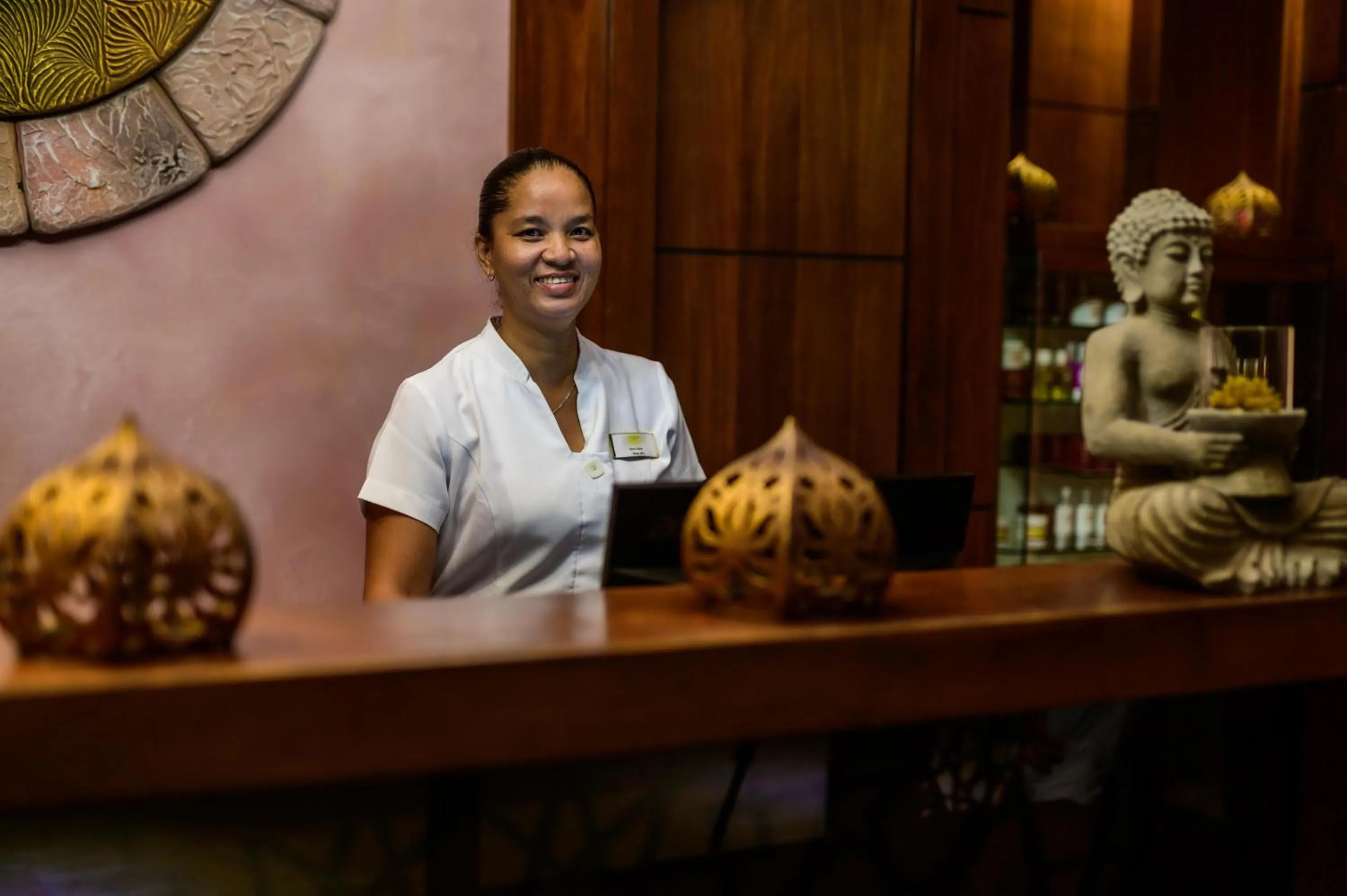 Lobby or reception in Baobab Tree Hôtel & Spa