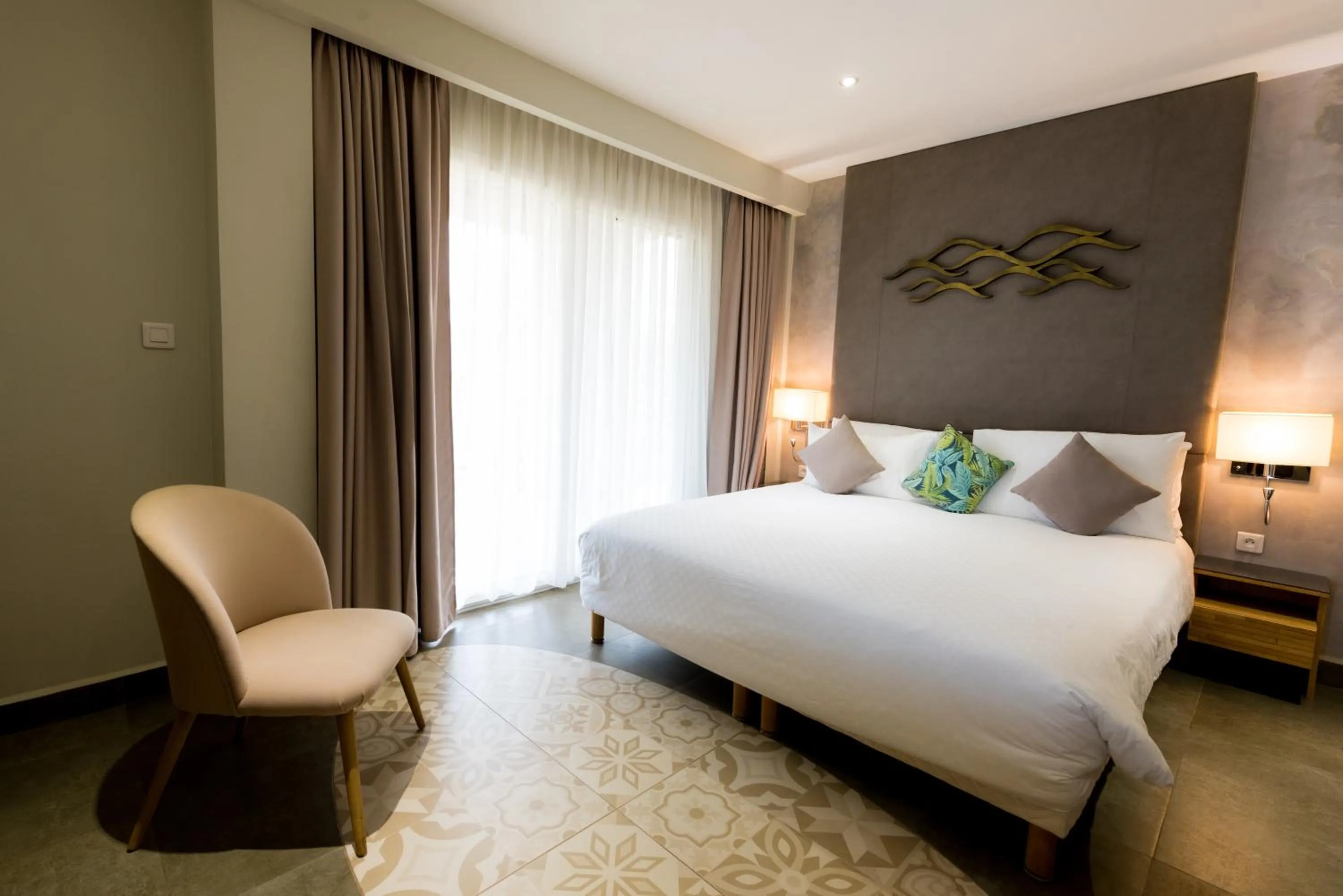 Bed in Baobab Tree Hôtel & Spa