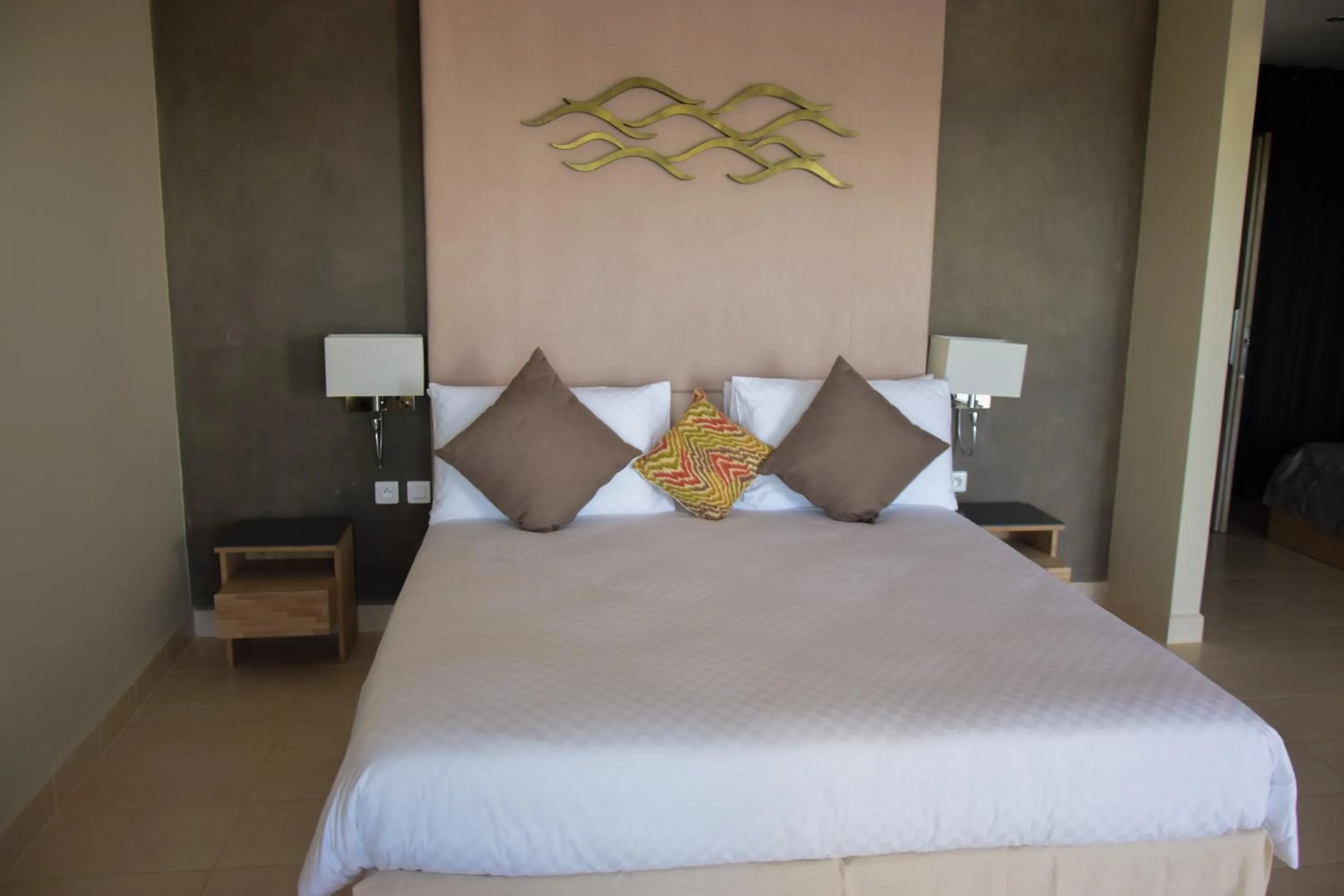 Bedroom, Bed in Baobab Tree Hôtel & Spa