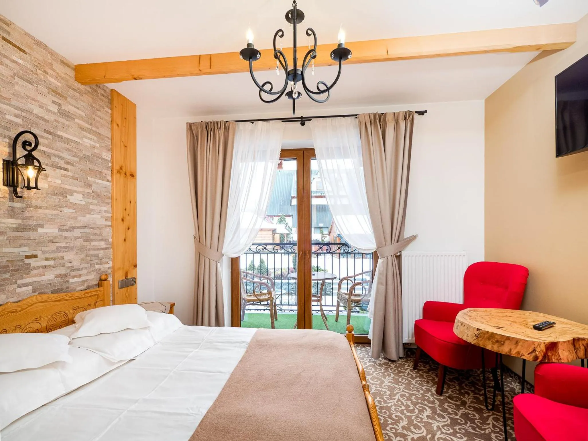 Bed in ECO Willa Grand Karpatia Ski&Wellness